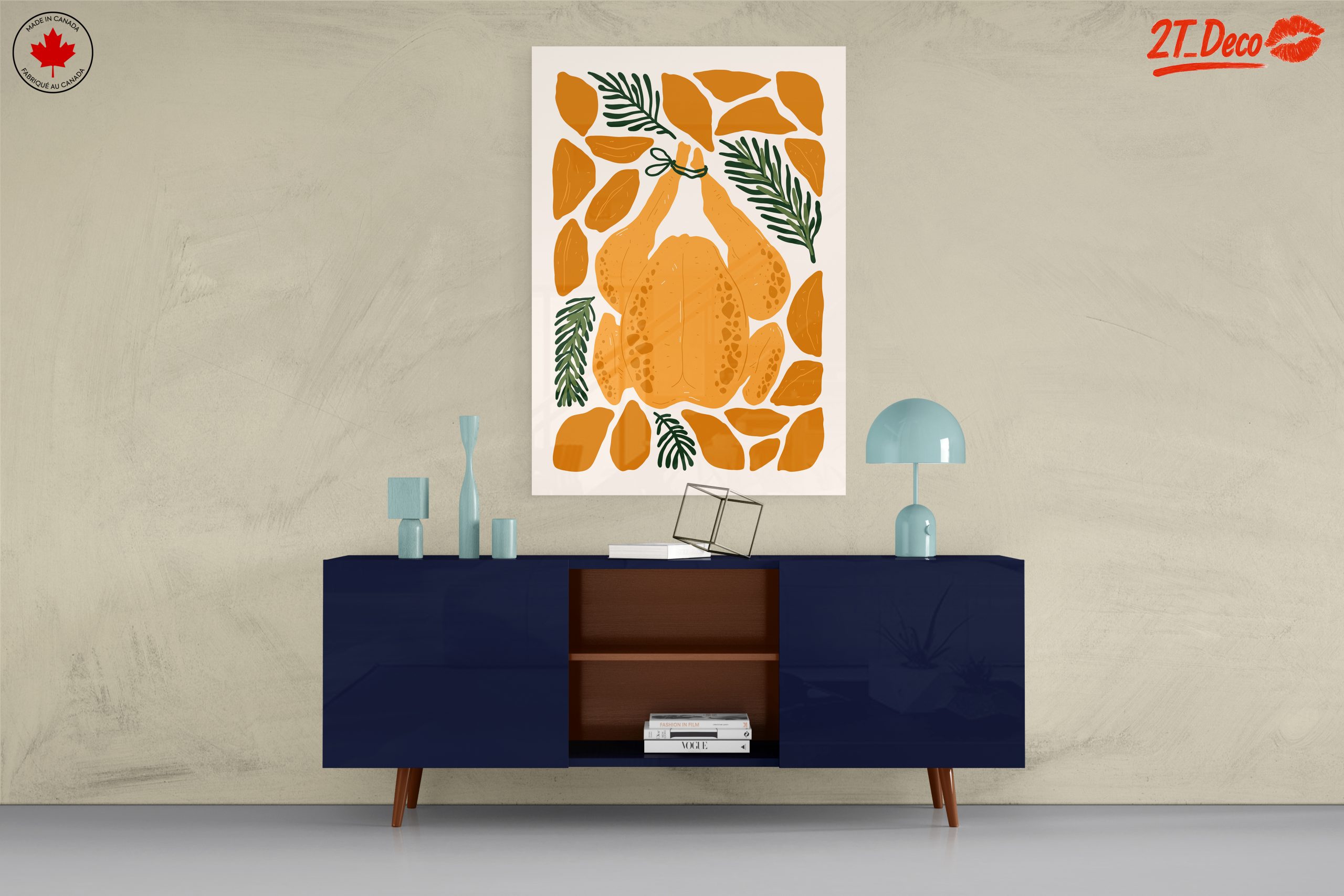 Stylized Abstract Food Composition Art 2 - Image 8
