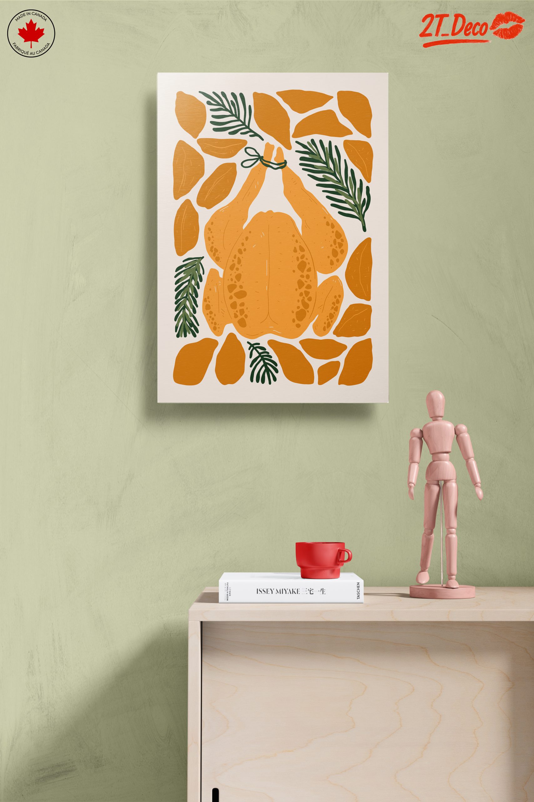 Stylized Abstract Food Composition Art 2 - Image 14