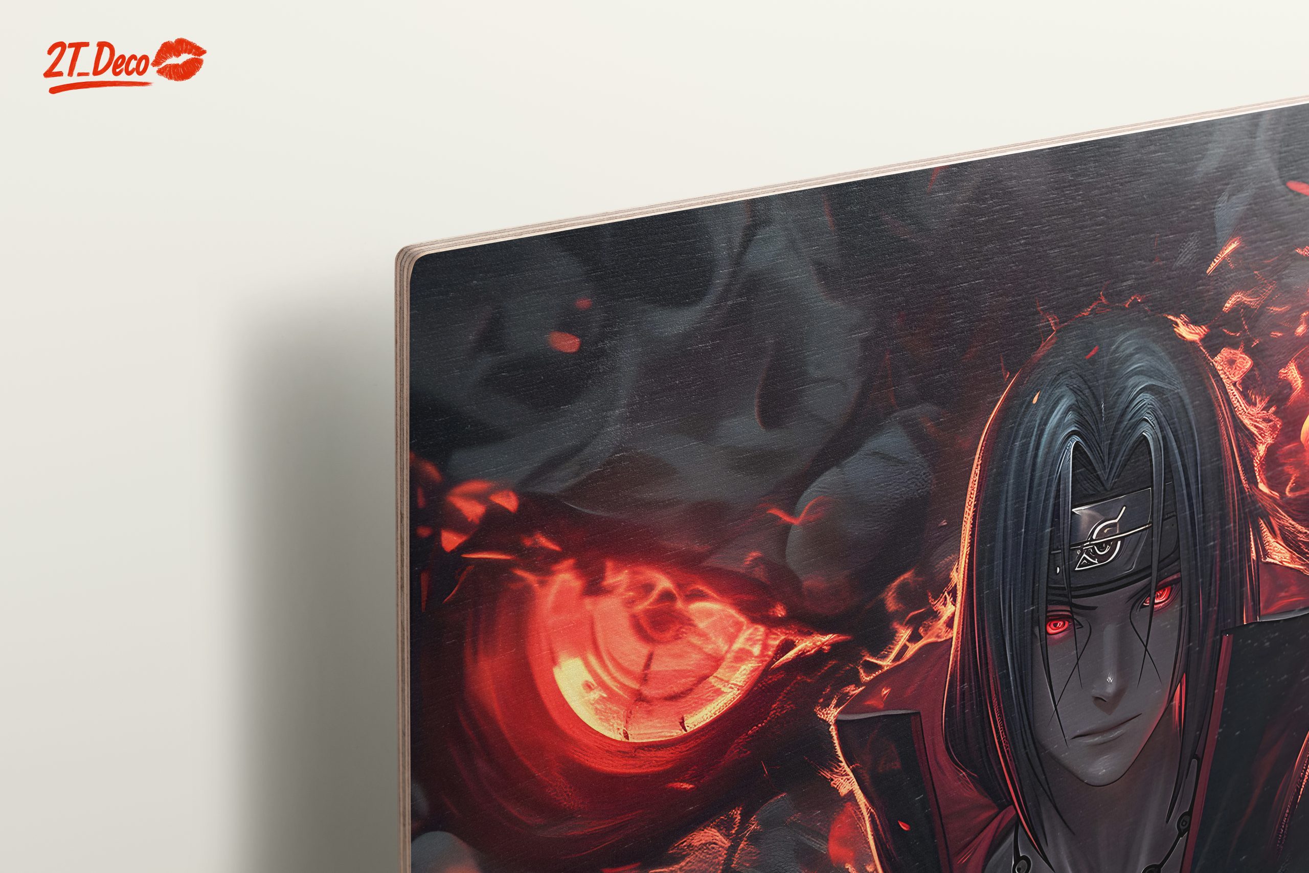 Epic Naruto Character Art in Fiery Background - Image 15