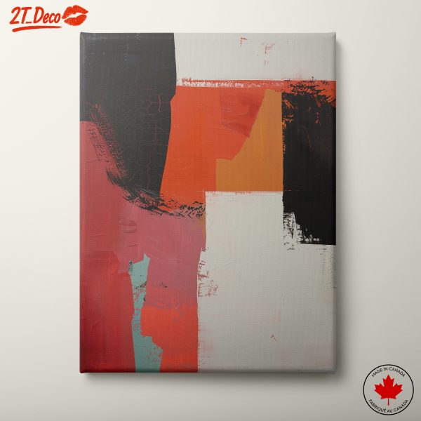 Bold Abstract Color Blocks Art
