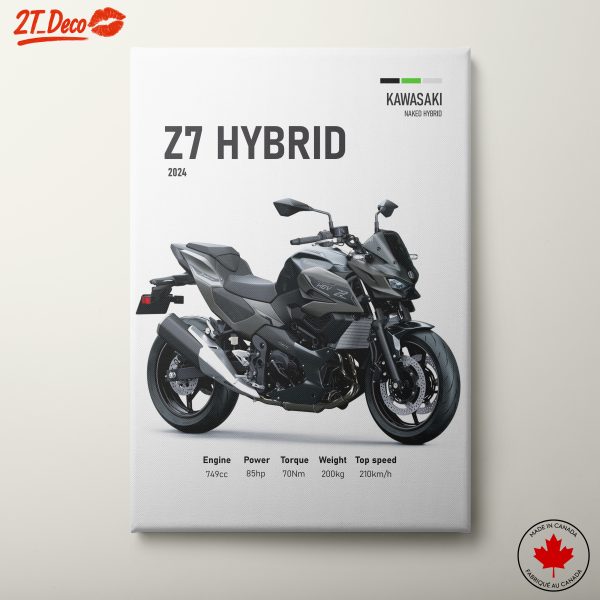 Kawasaki Z7 Hybrid Motorcycle Art 2