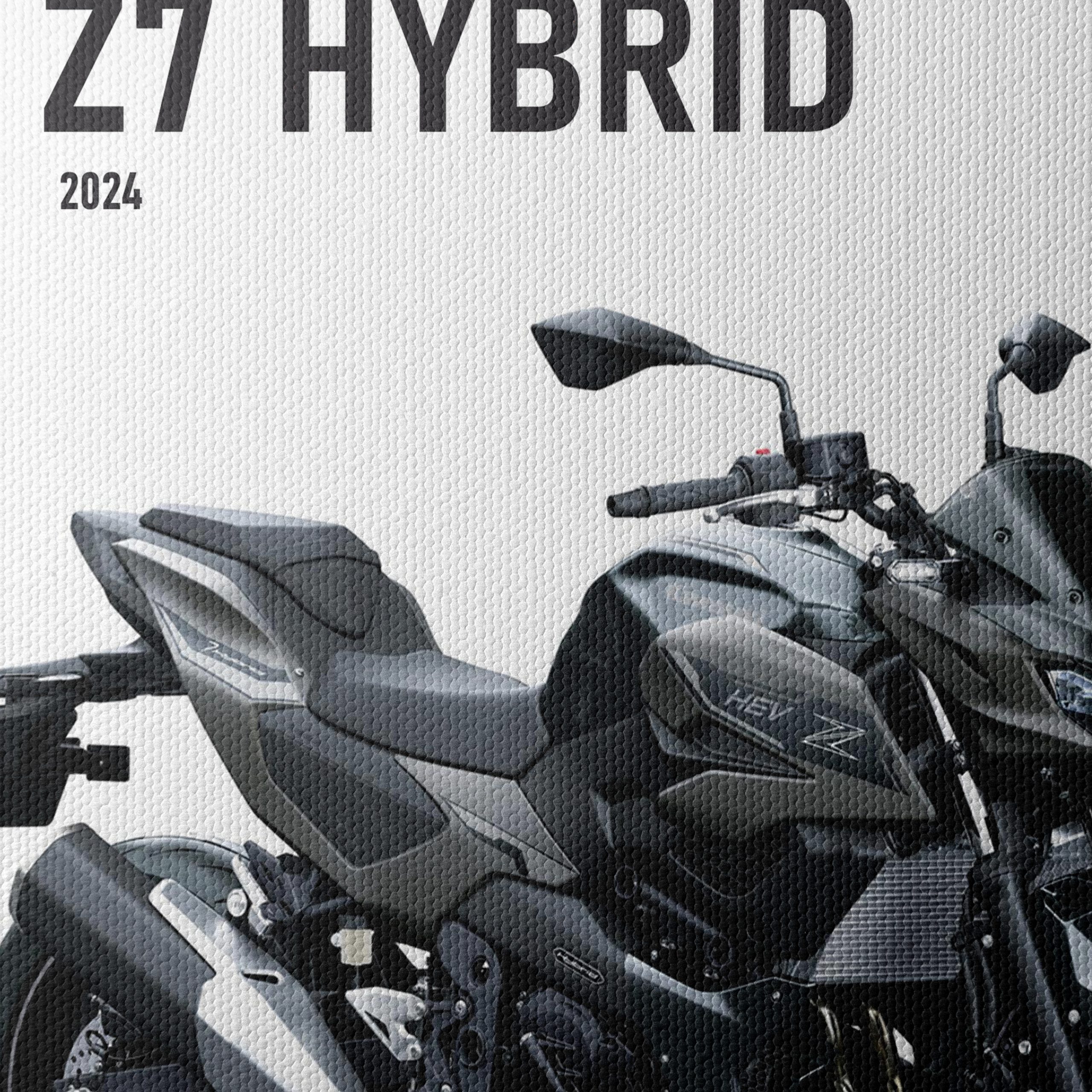 Kawasaki Z7 Hybrid Motorcycle Art 2 - Image 4