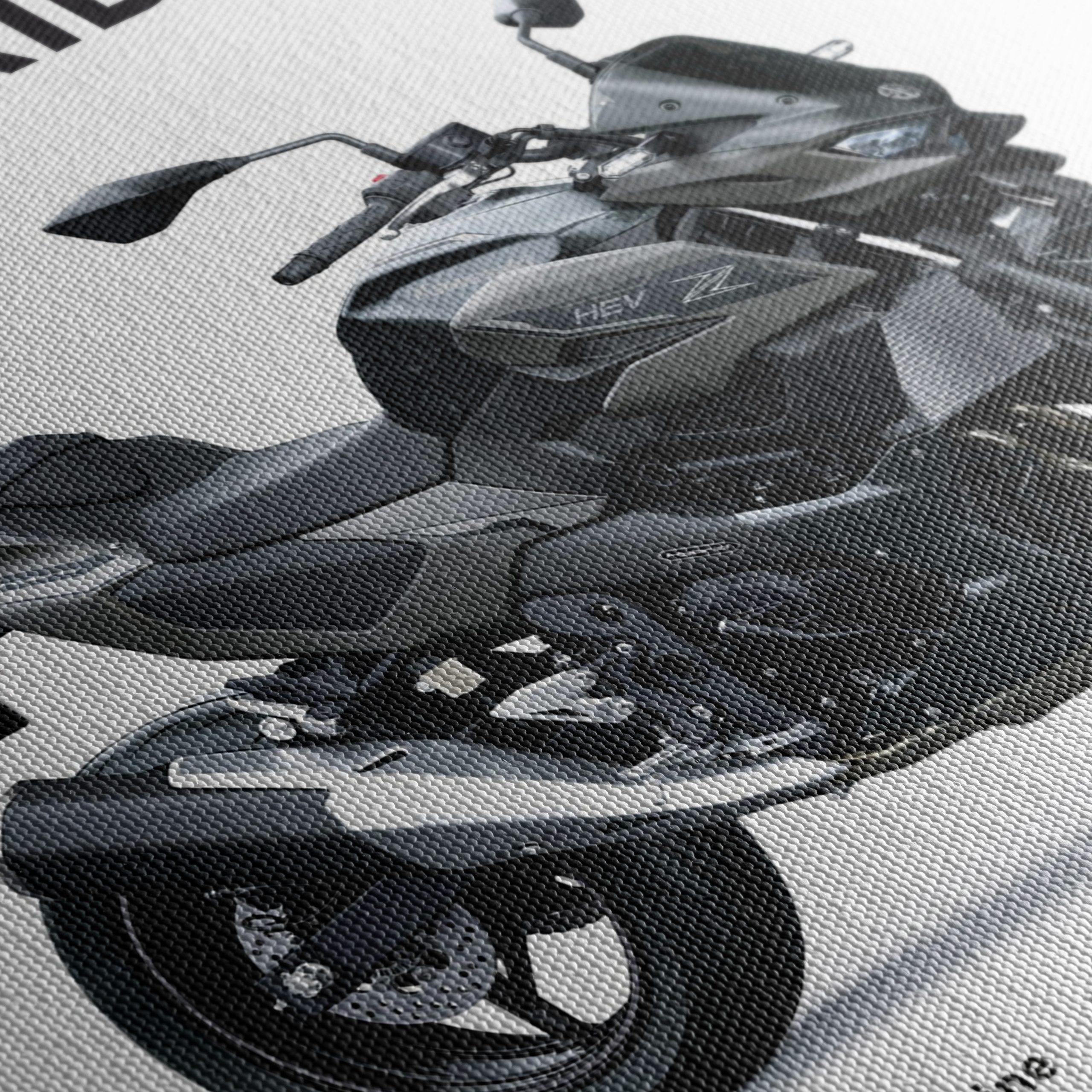 Kawasaki Z7 Hybrid Motorcycle Art 2 - Image 5