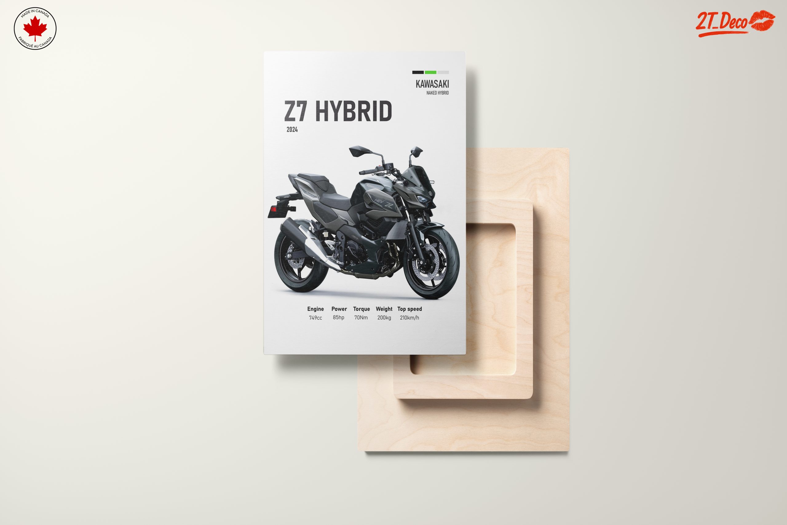Kawasaki Z7 Hybrid Motorcycle Art 2 - Image 11