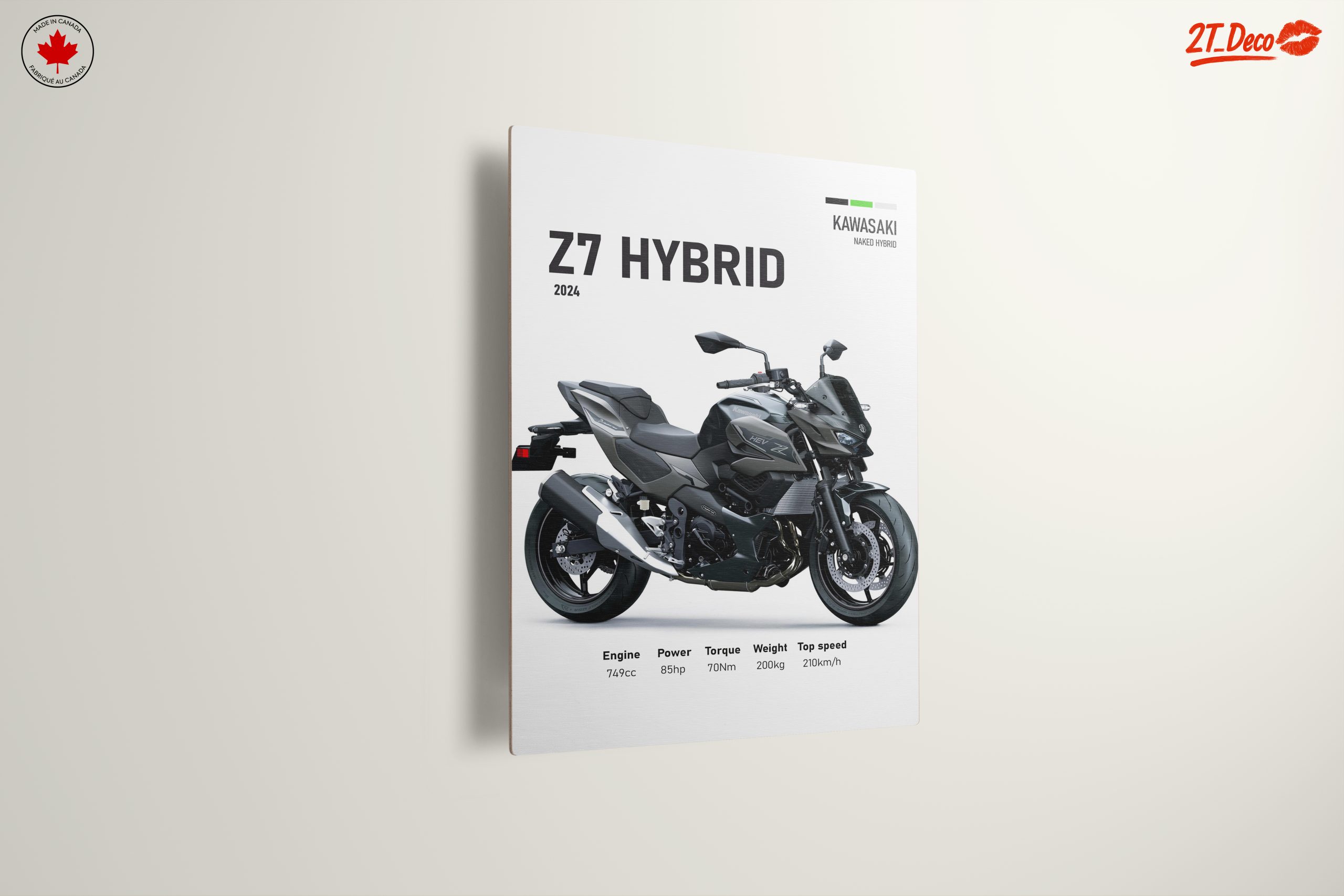 Kawasaki Z7 Hybrid Motorcycle Art 2 - Image 13