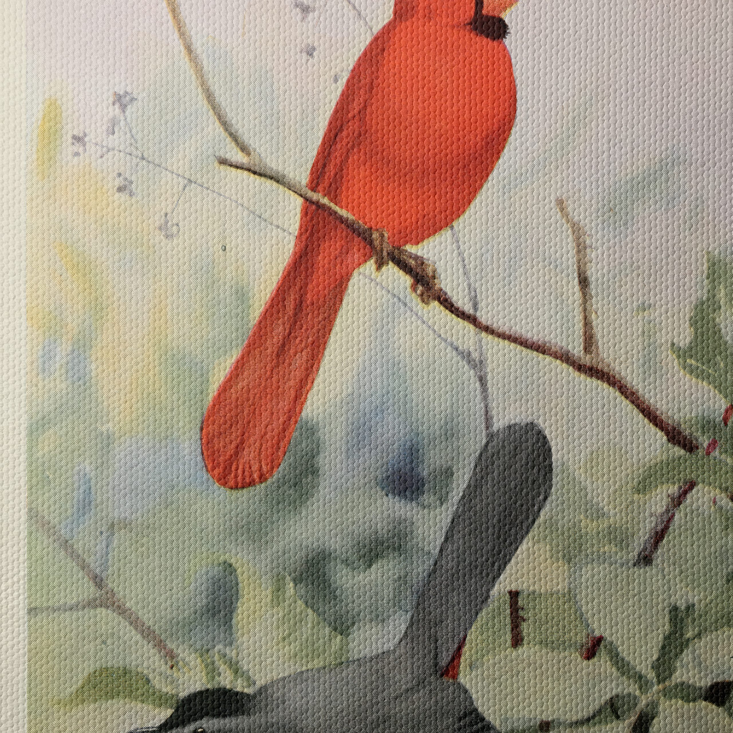 Cardinal and Catbird Art Illustration - Image 4