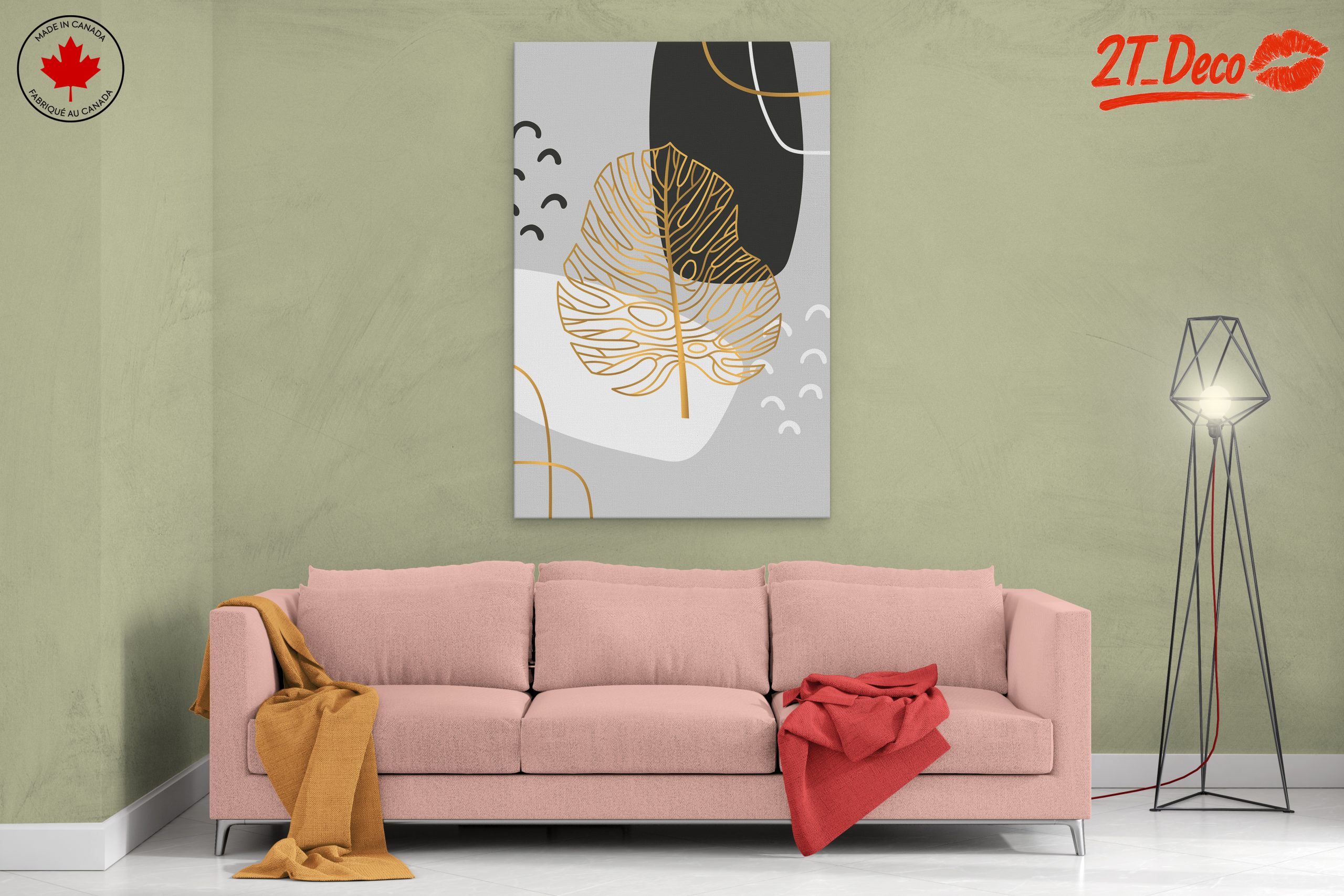 Stylish Modern Botanical Wall Art - Image 2