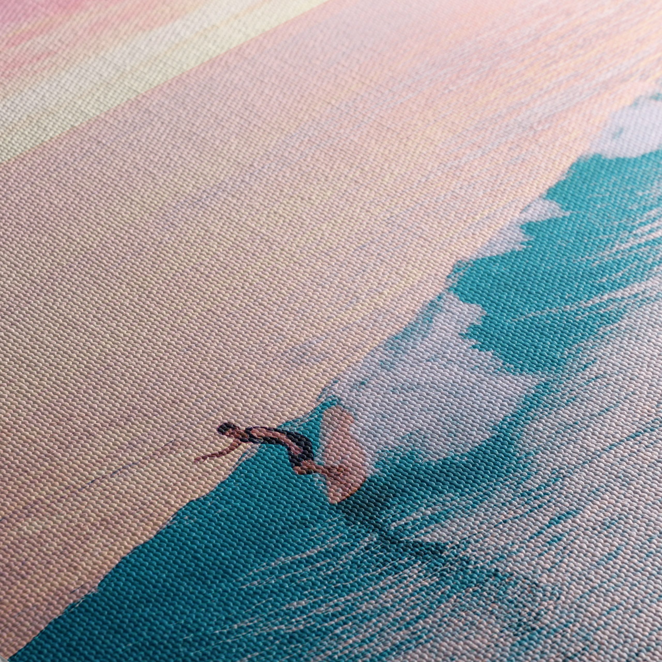 Surfer Riding Waves at Sunset - Image 5