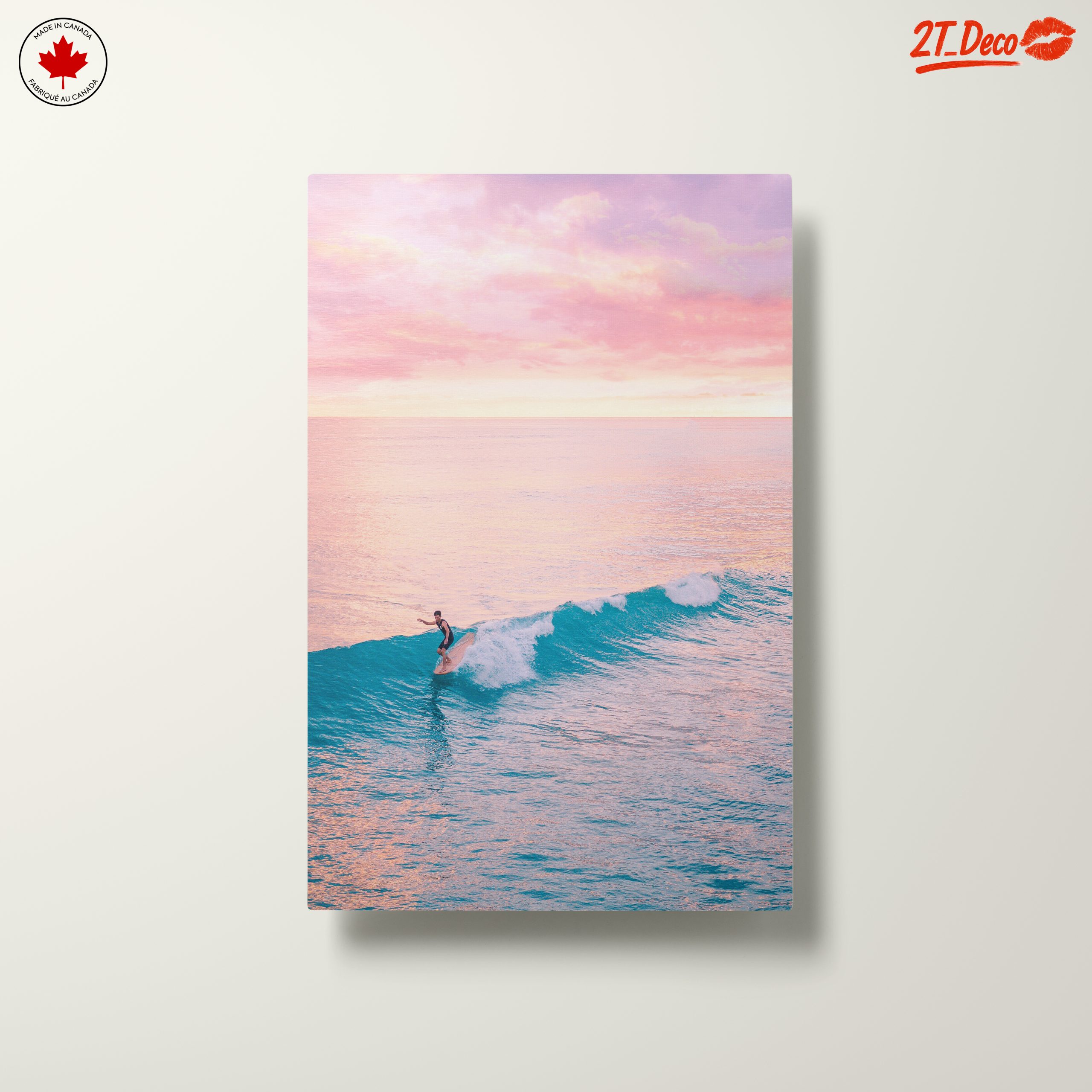 Surfer Riding Waves at Sunset - Image 10