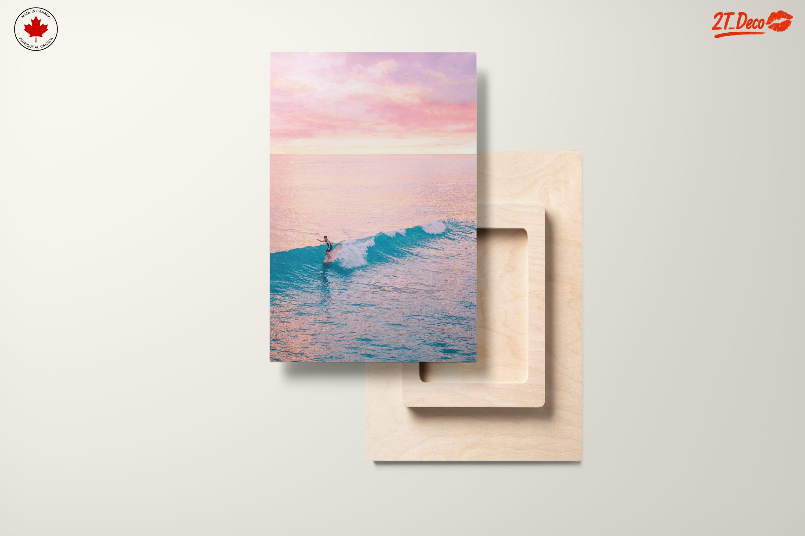 Surfer Riding Waves at Sunset - Image 11