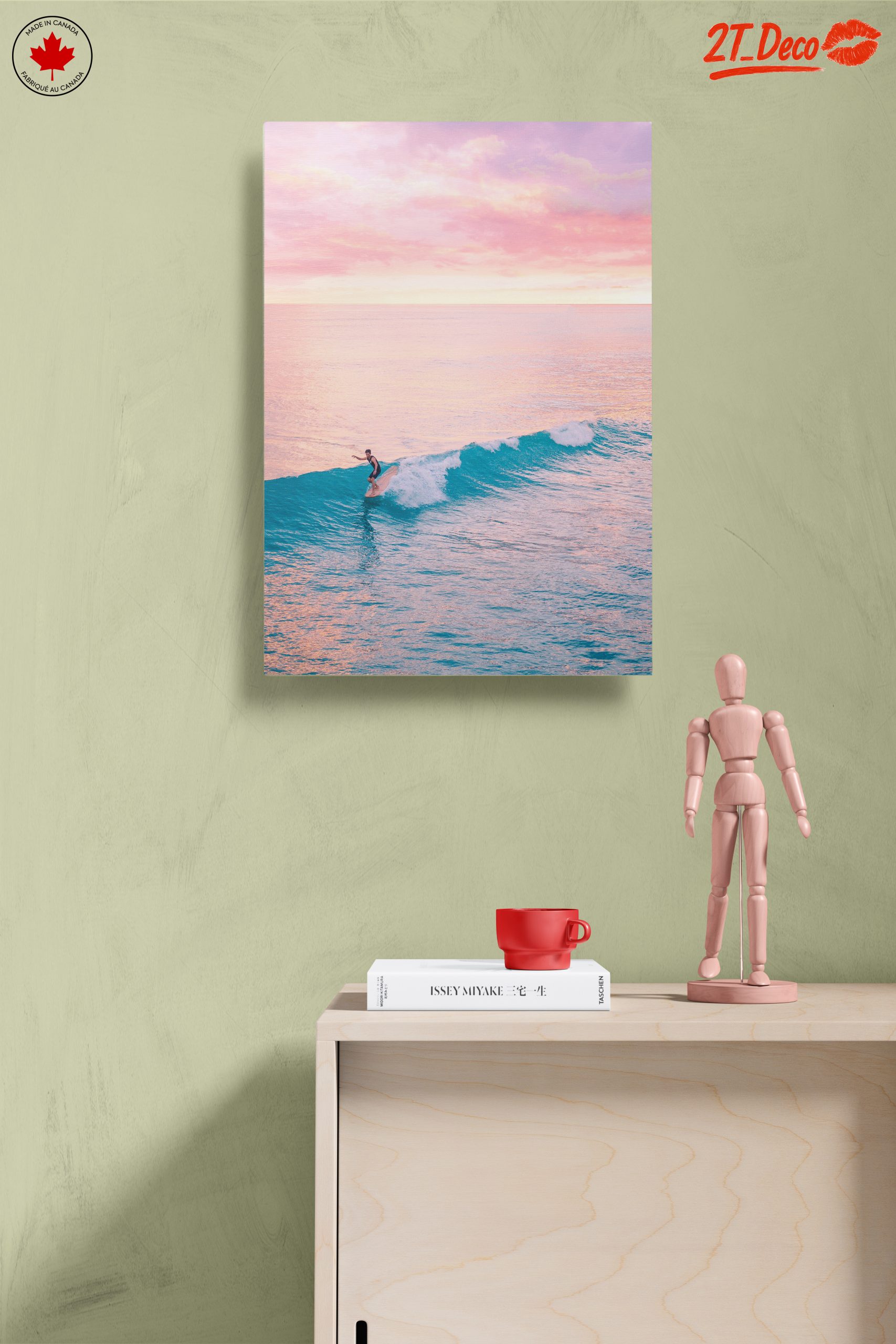 Surfer Riding Waves at Sunset - Image 14