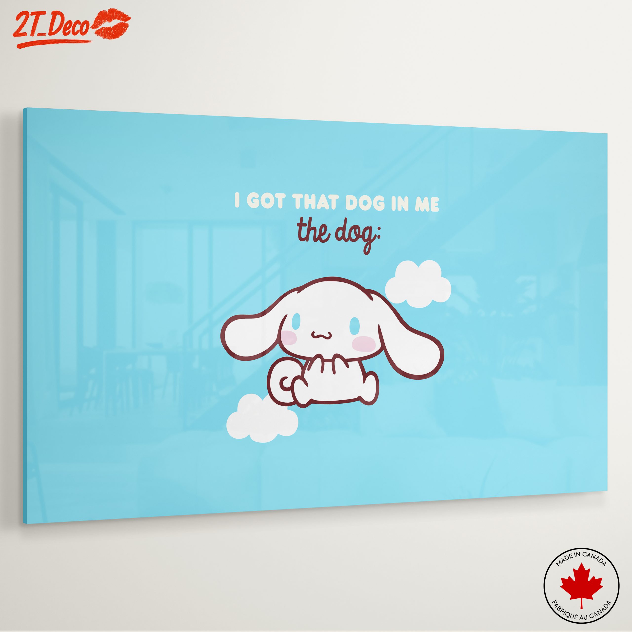 Cute Cartoon Animal Illustration with Fun Quote - Image 6
