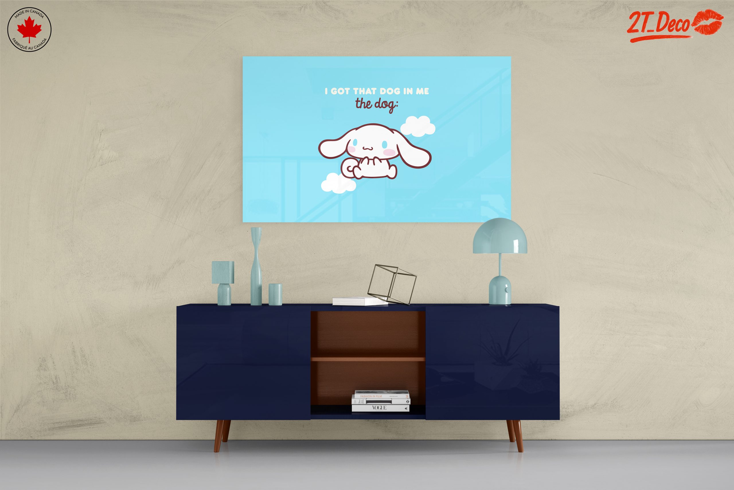 Cute Cartoon Animal Illustration with Fun Quote - Image 8