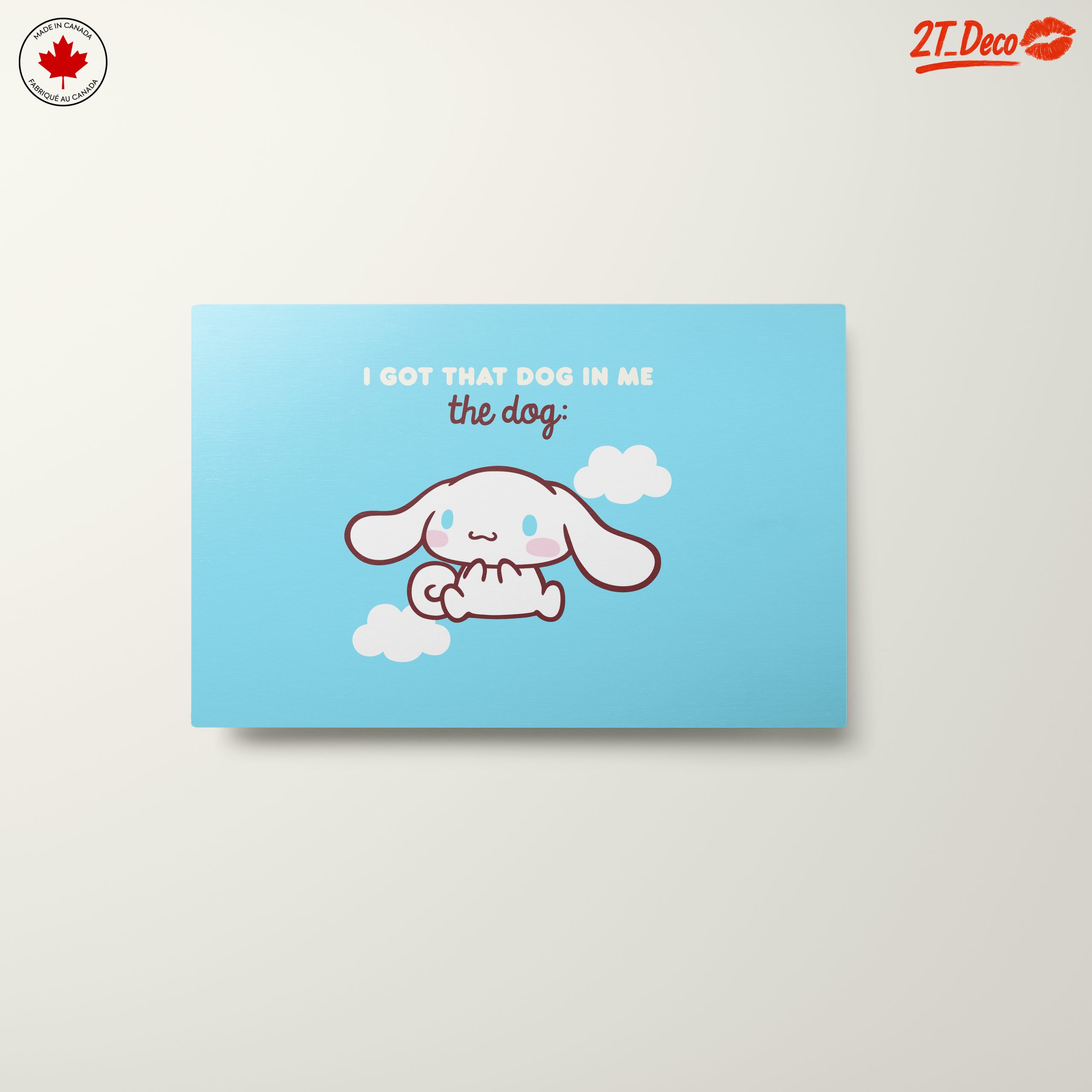 Cute Cartoon Animal Illustration with Fun Quote - Image 10