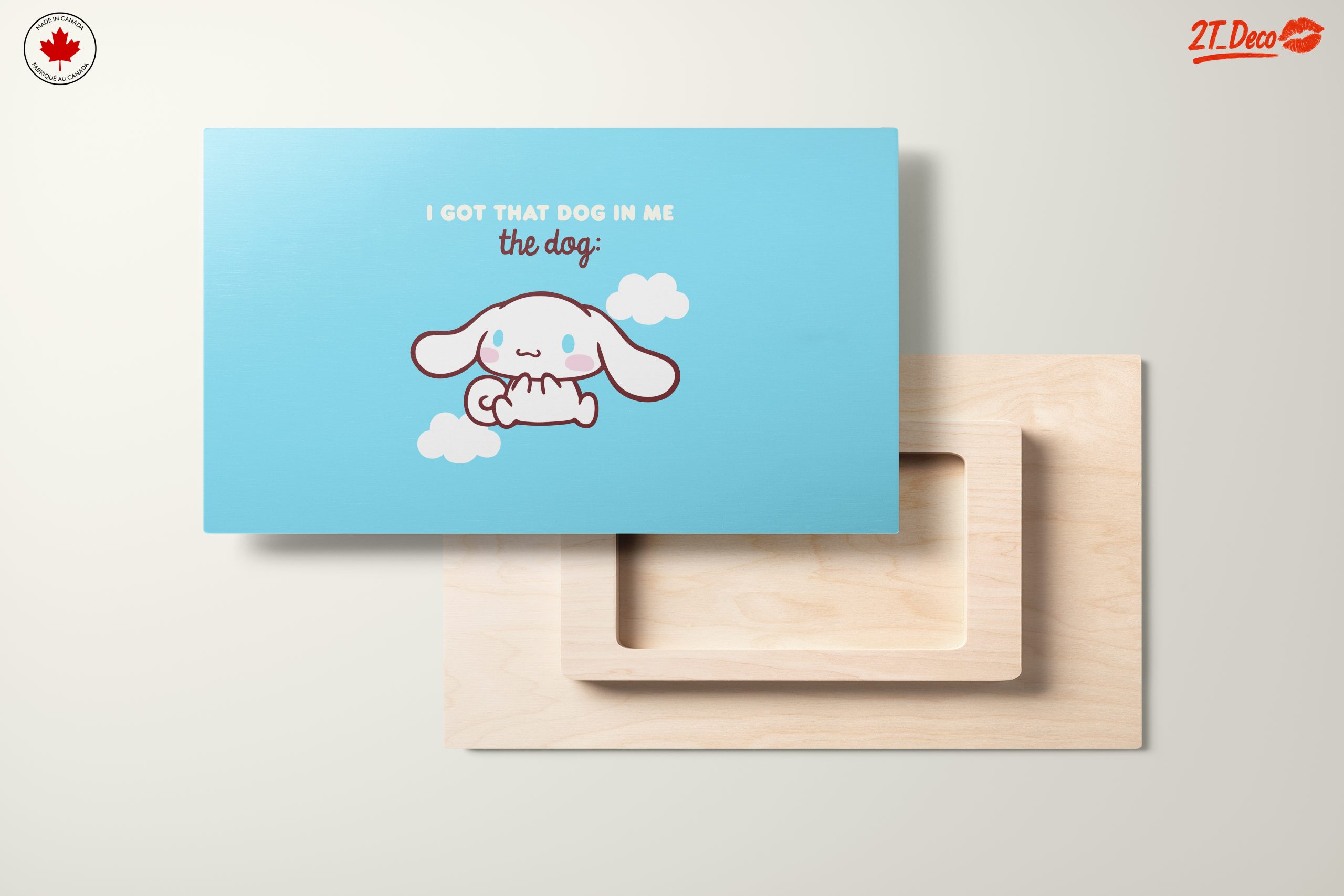 Cute Cartoon Animal Illustration with Fun Quote - Image 11
