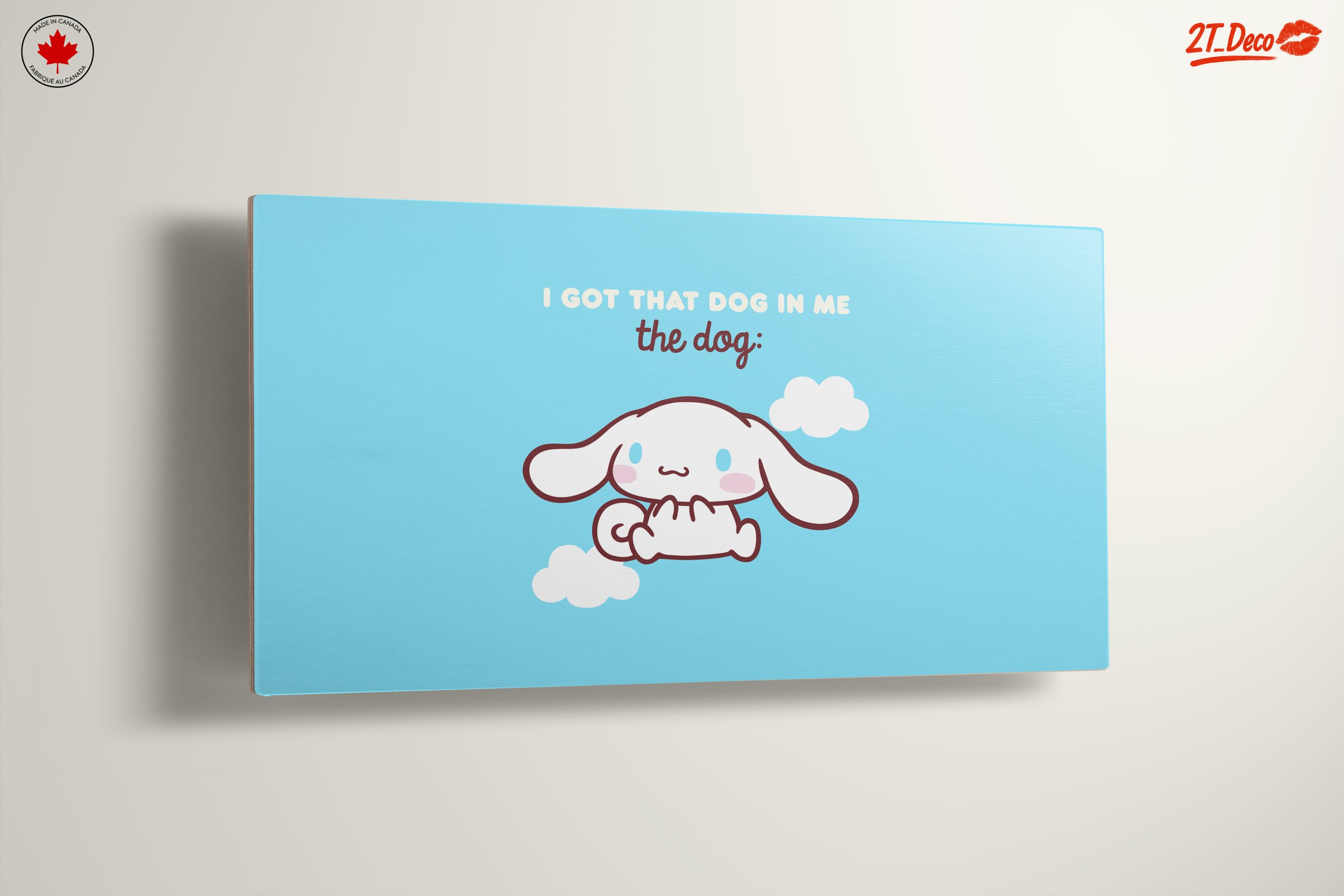 Cute Cartoon Animal Illustration with Fun Quote - Image 13