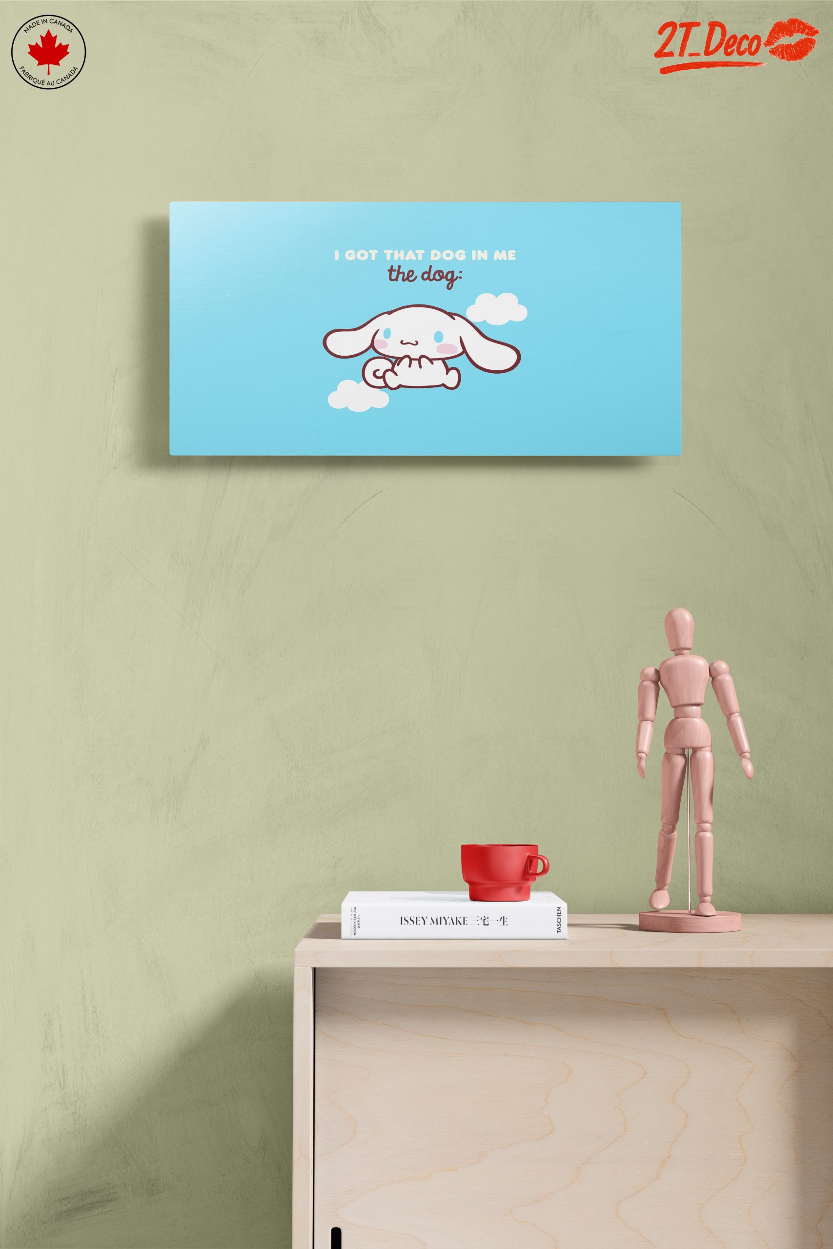 Cute Cartoon Animal Illustration with Fun Quote - Image 14