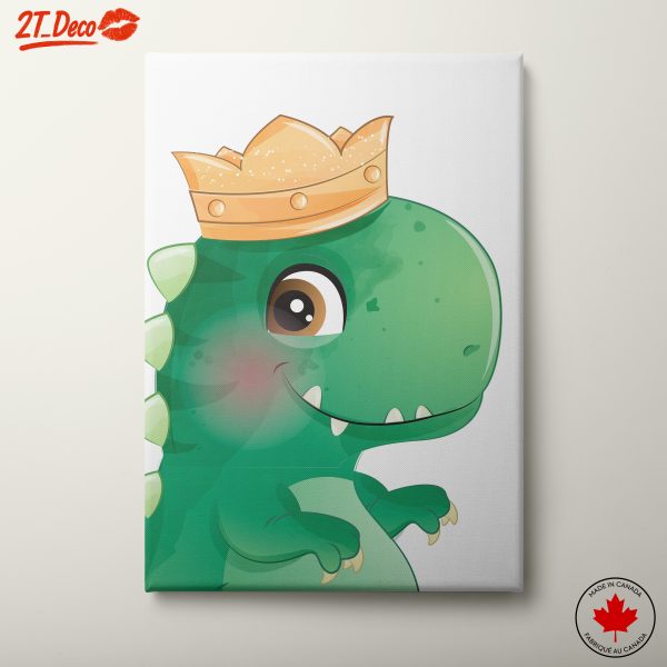 Adorable Dinosaur Character Illustration