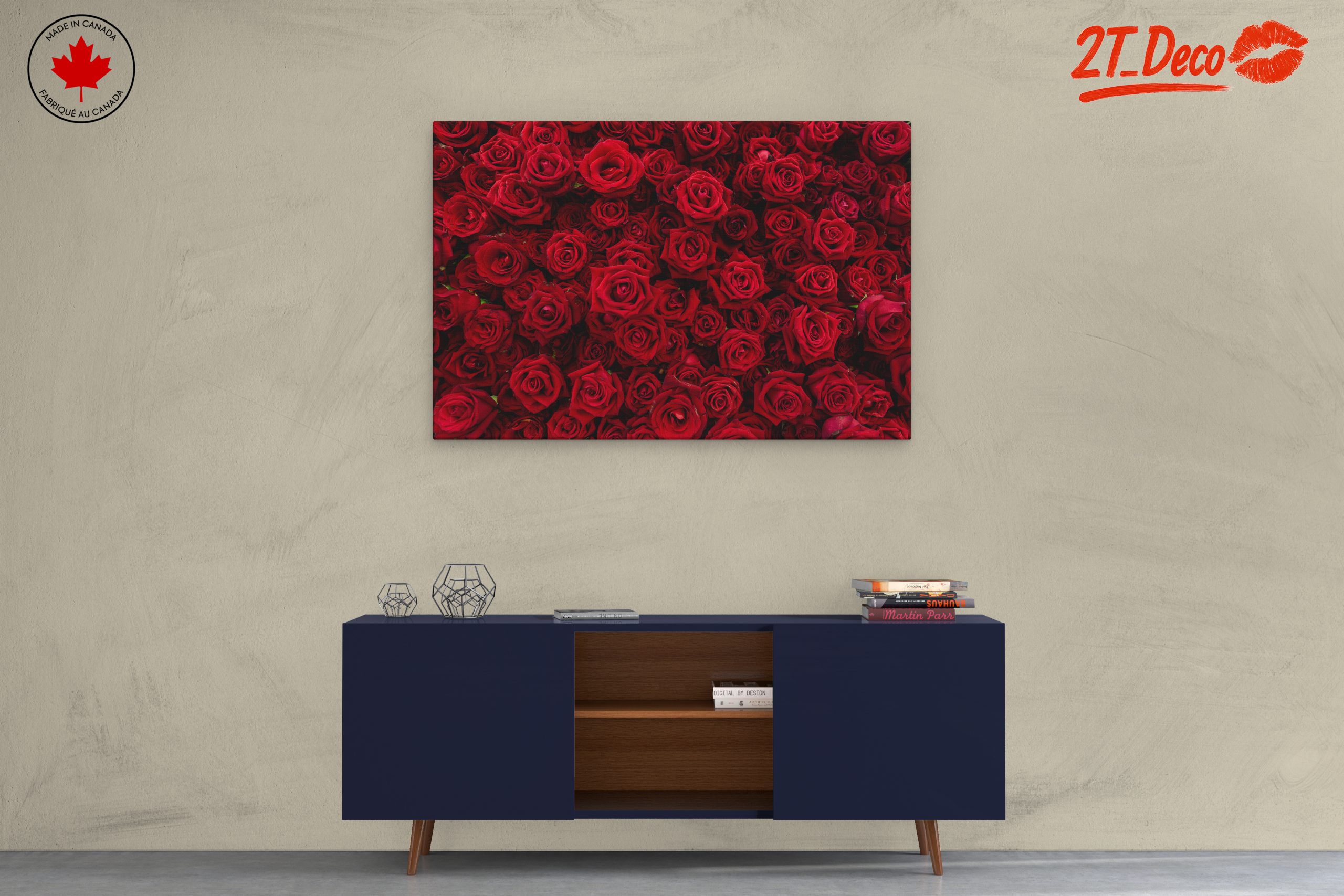 Vibrant Red Roses Blooming Together - Image 3