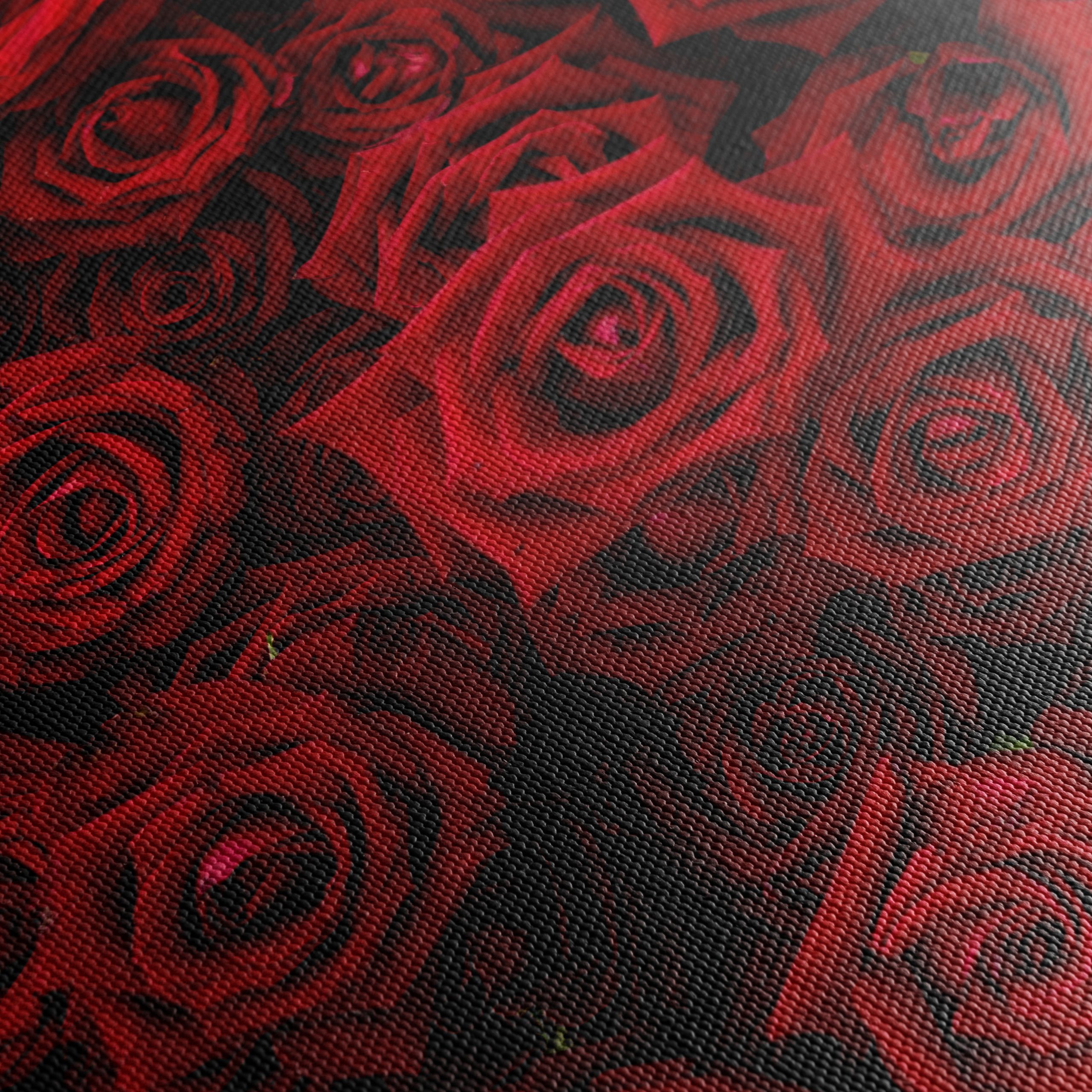 Vibrant Red Roses Blooming Together - Image 5