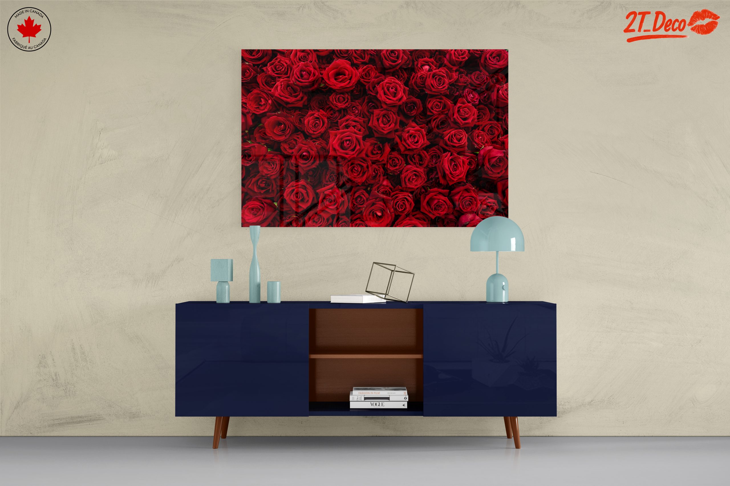Vibrant Red Roses Blooming Together - Image 8