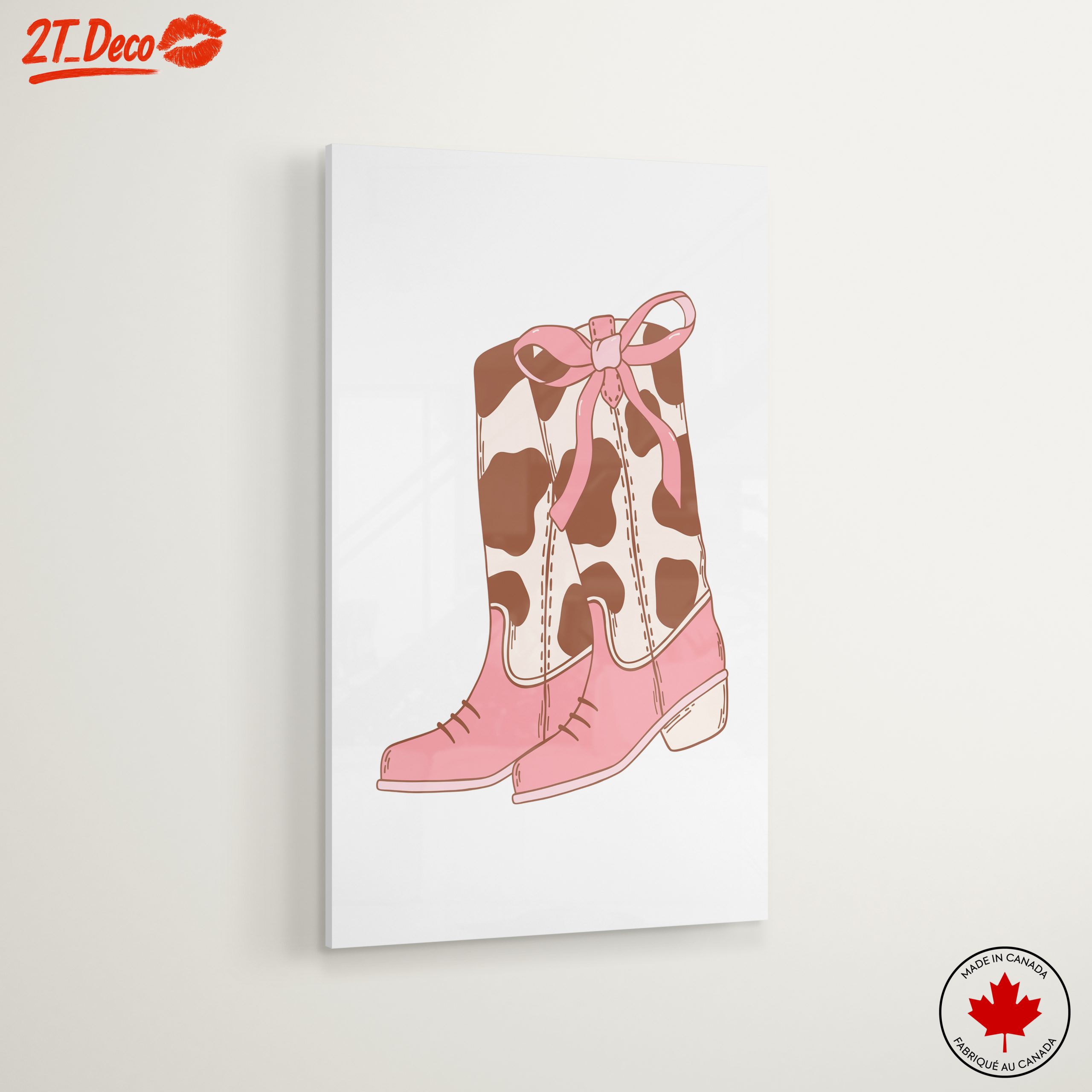 Whimsical Cowgirl Boots Illustration - Image 6