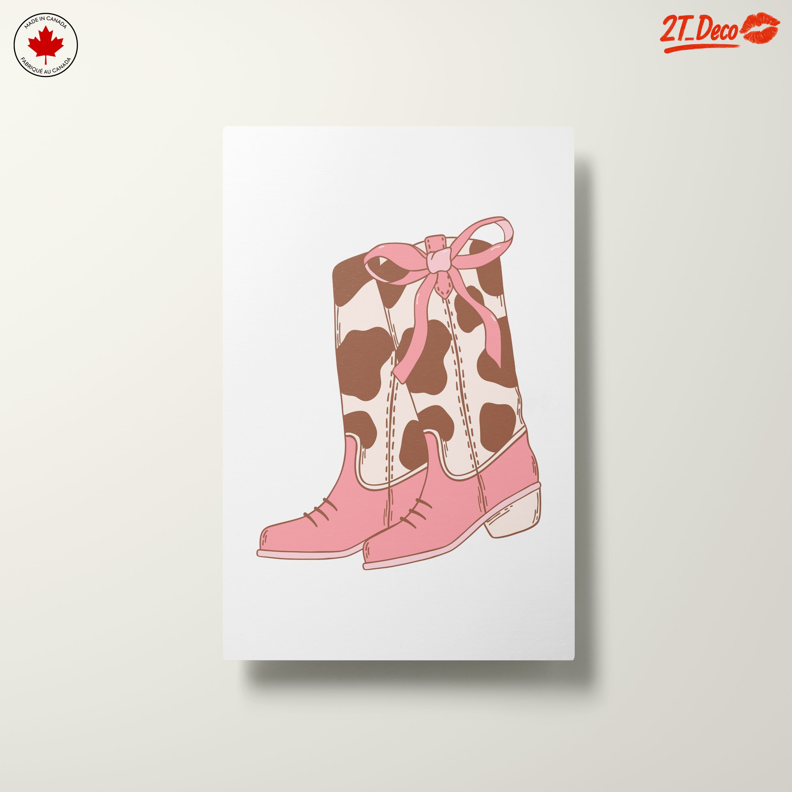Whimsical Cowgirl Boots Illustration - Image 10