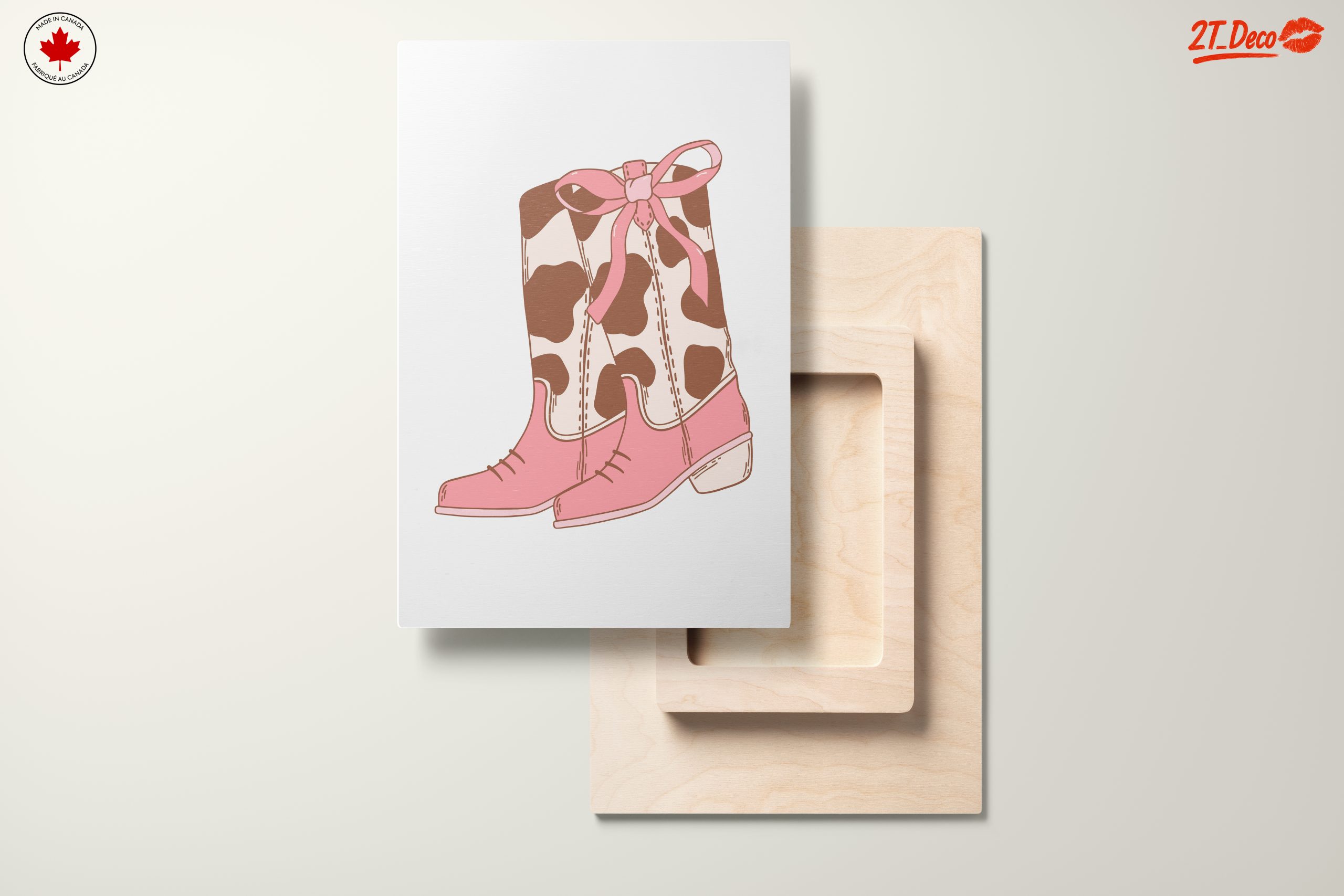 Whimsical Cowgirl Boots Illustration - Image 11