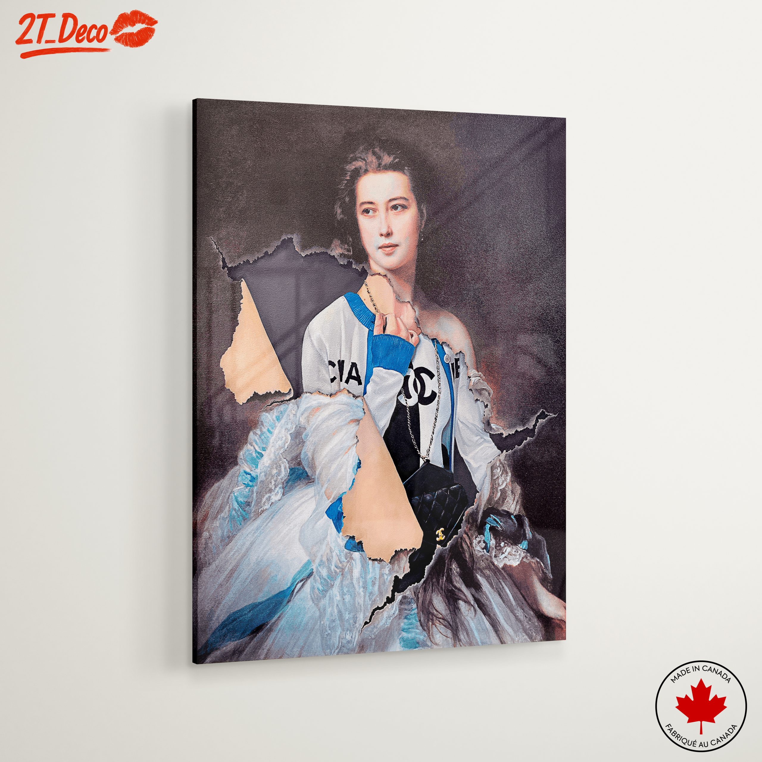 Stylish Contemporary Portrait with Fashion Elements - Image 6
