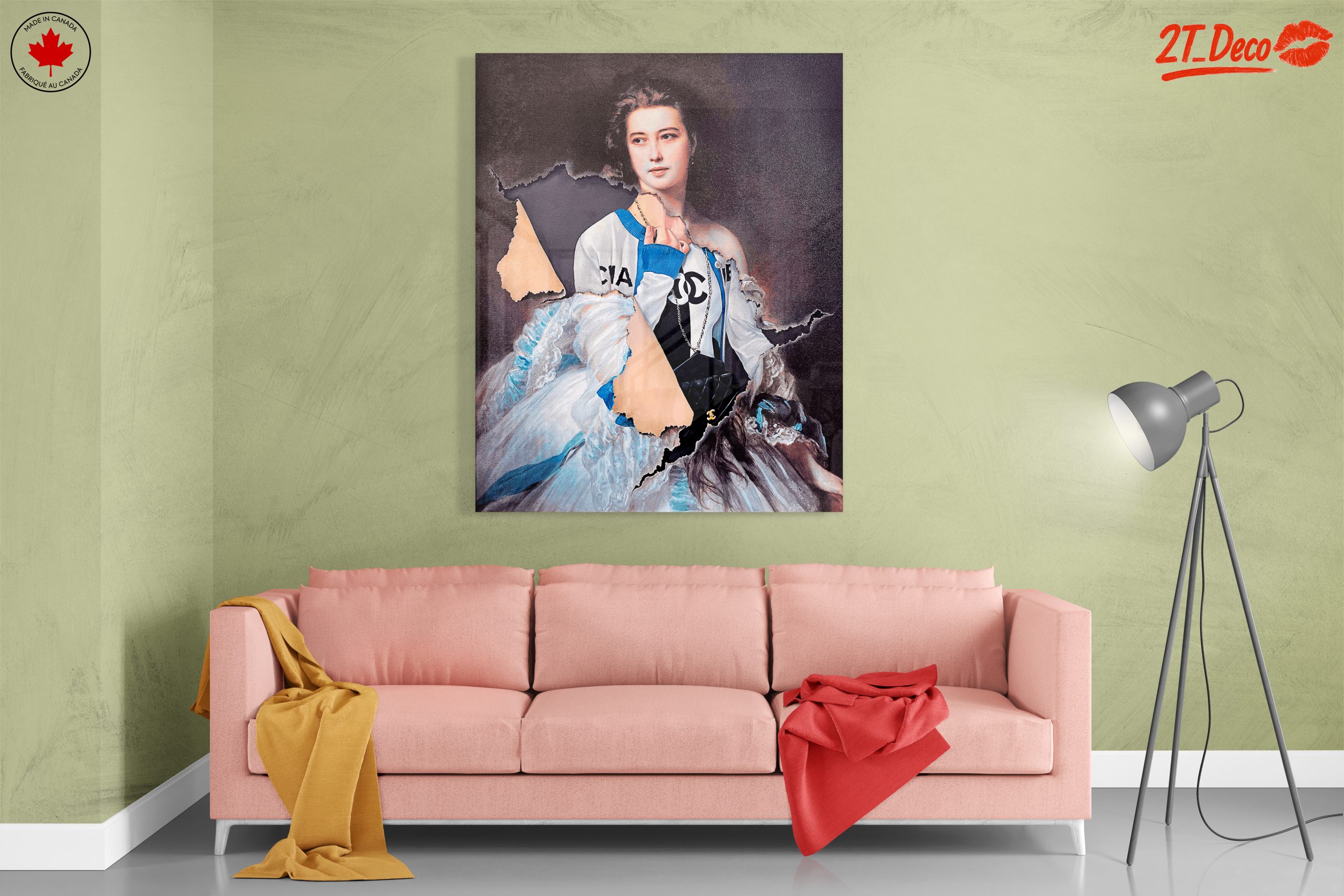 Stylish Contemporary Portrait with Fashion Elements - Image 7