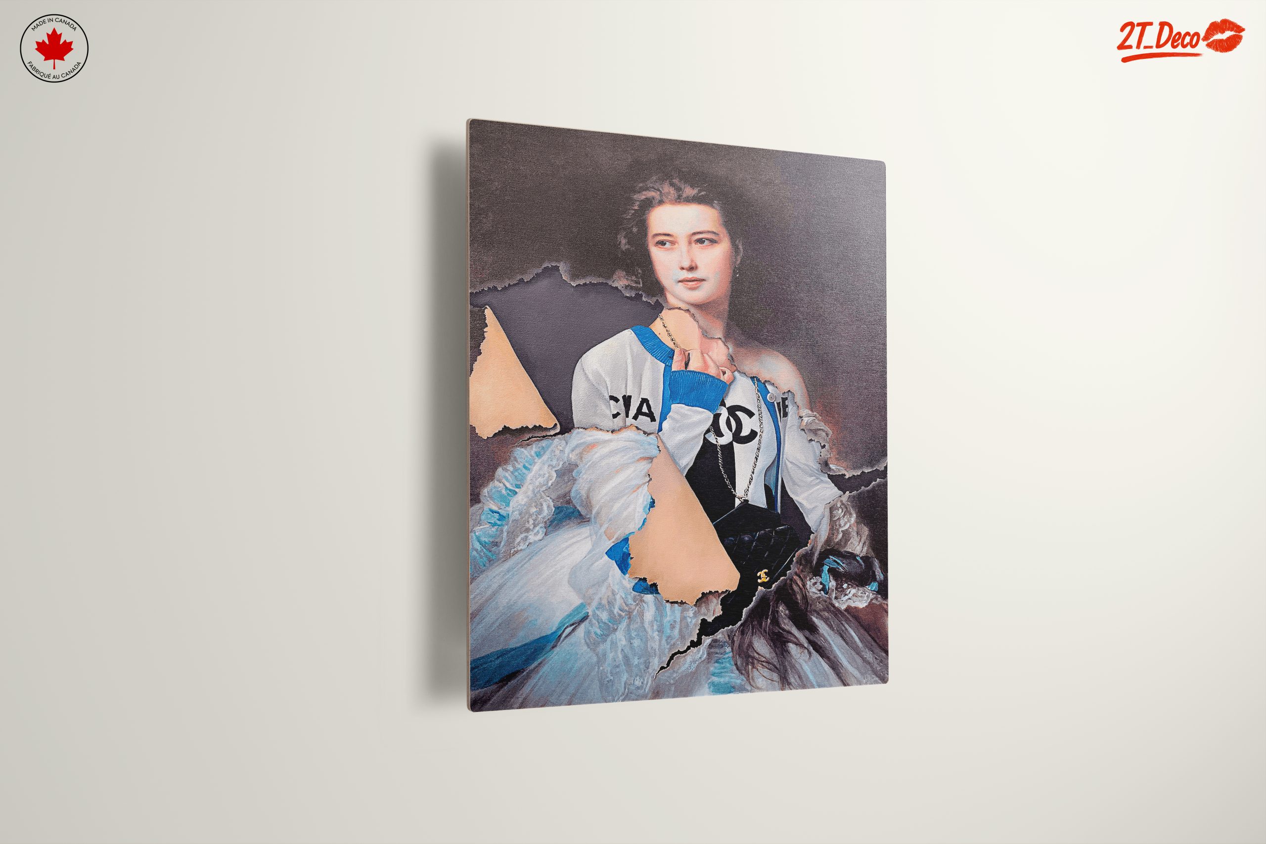 Stylish Contemporary Portrait with Fashion Elements - Image 13
