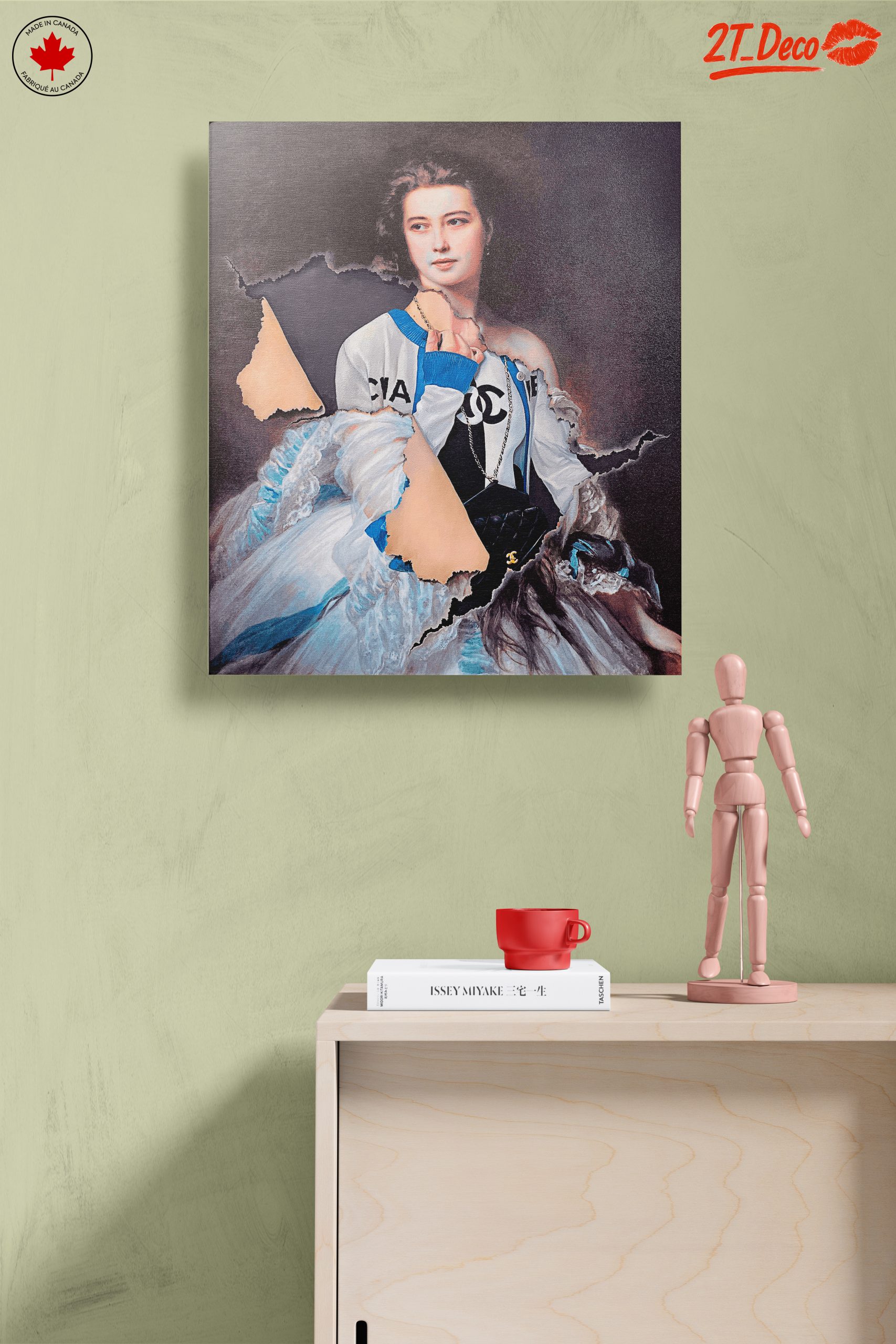 Stylish Contemporary Portrait with Fashion Elements - Image 14