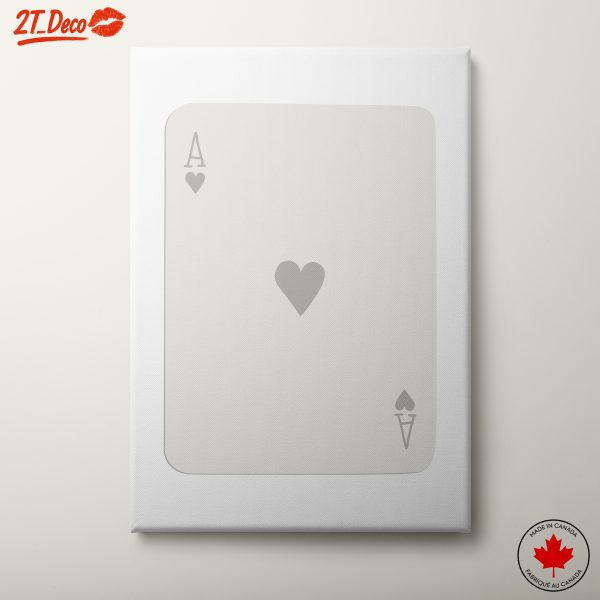 Ace of Hearts Playing Card Artwork