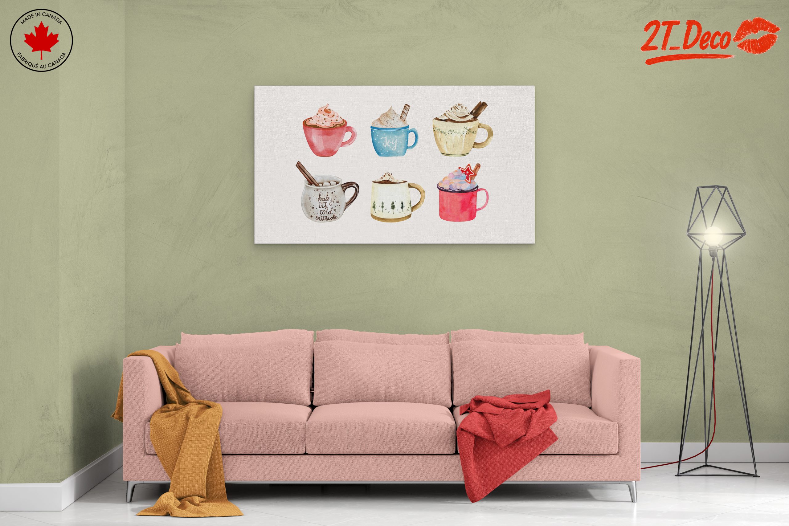 Colorful Seasonal Beverage Illustrations - Image 2