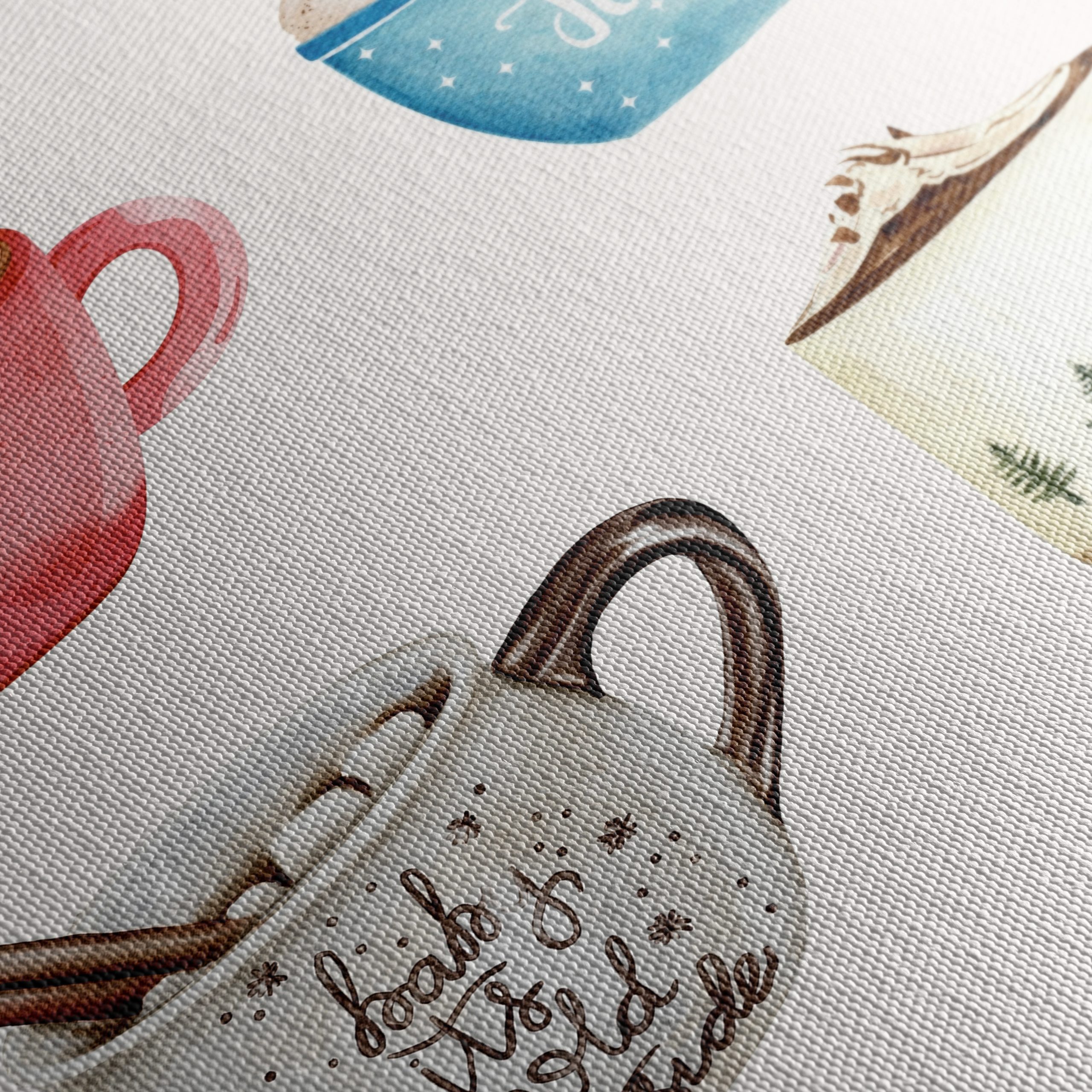 Colorful Seasonal Beverage Illustrations - Image 5