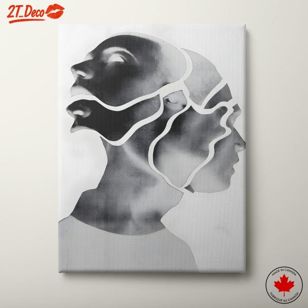 Thought-Provoking Abstract Figure Artwork