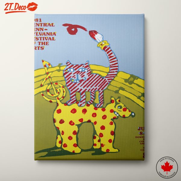 Playful Abstract Animal Artwork