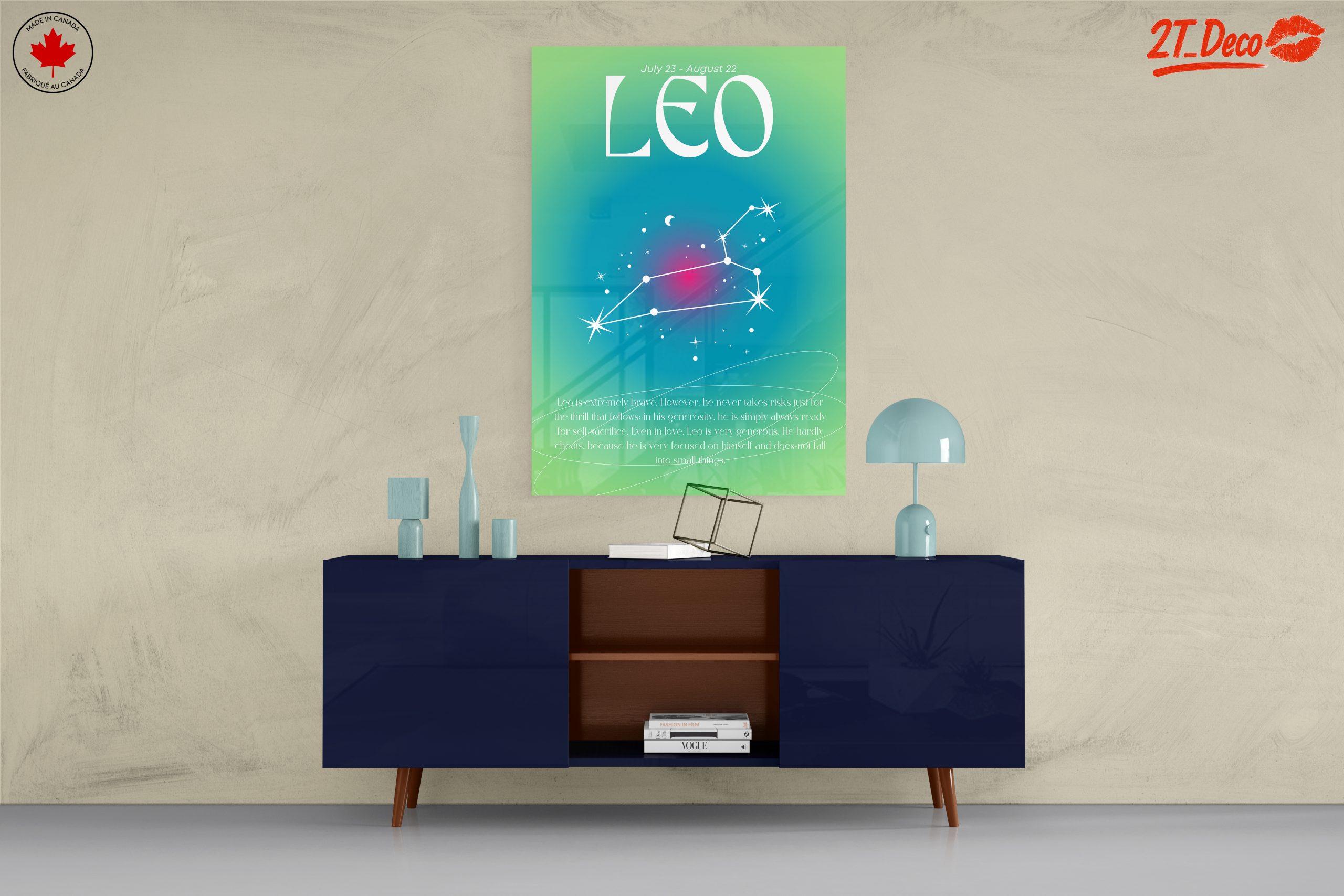 Leo Zodiac Star Sign Art - Image 8