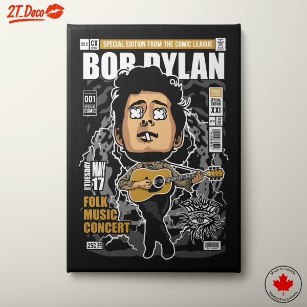 Bob Dylan Folk Music Art