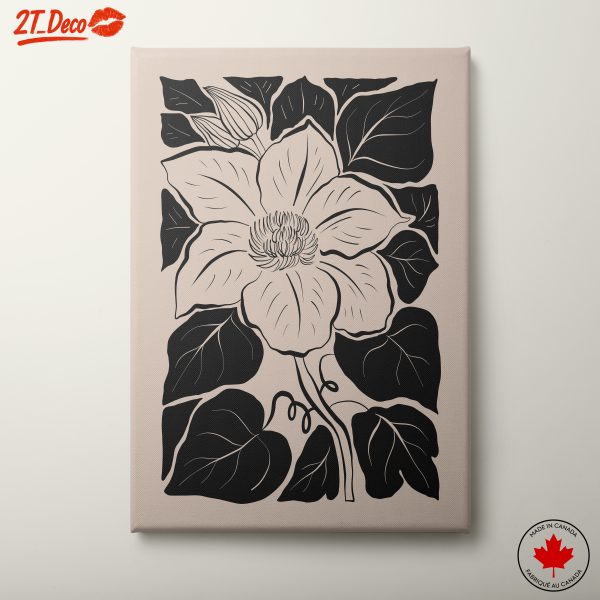 Stylized Botanical Flower Art