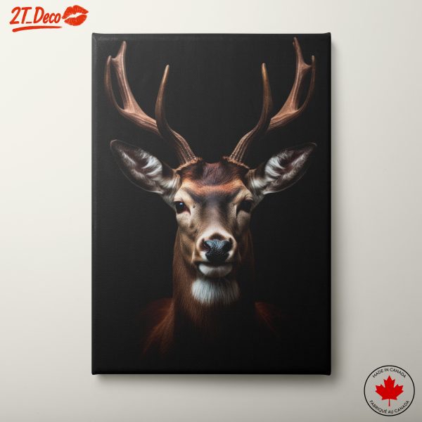Majestic Deer Portrait for Home Decoration