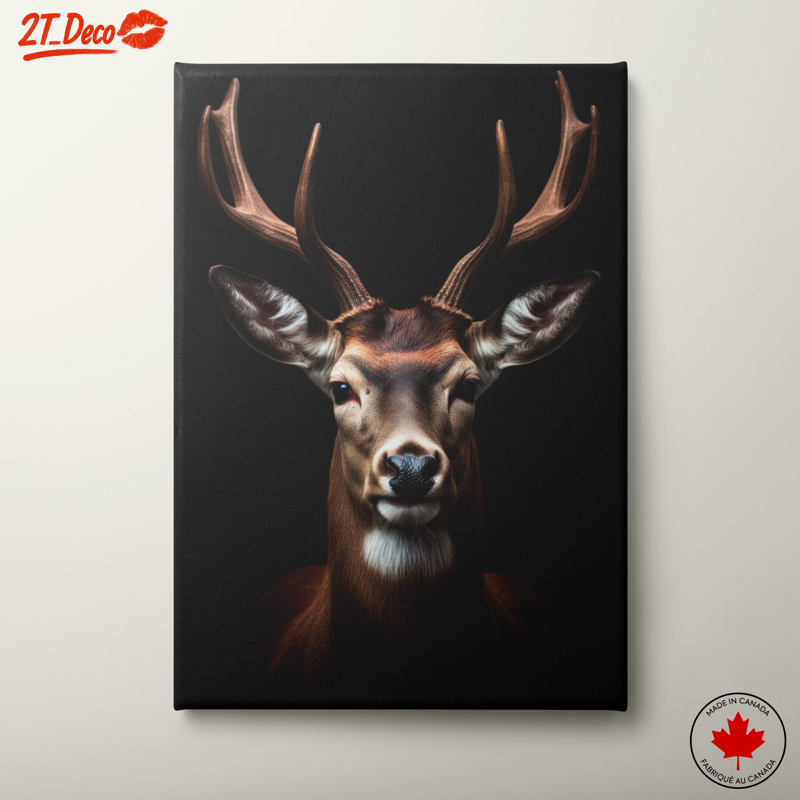 Majestic Deer Portrait for Home Decoration