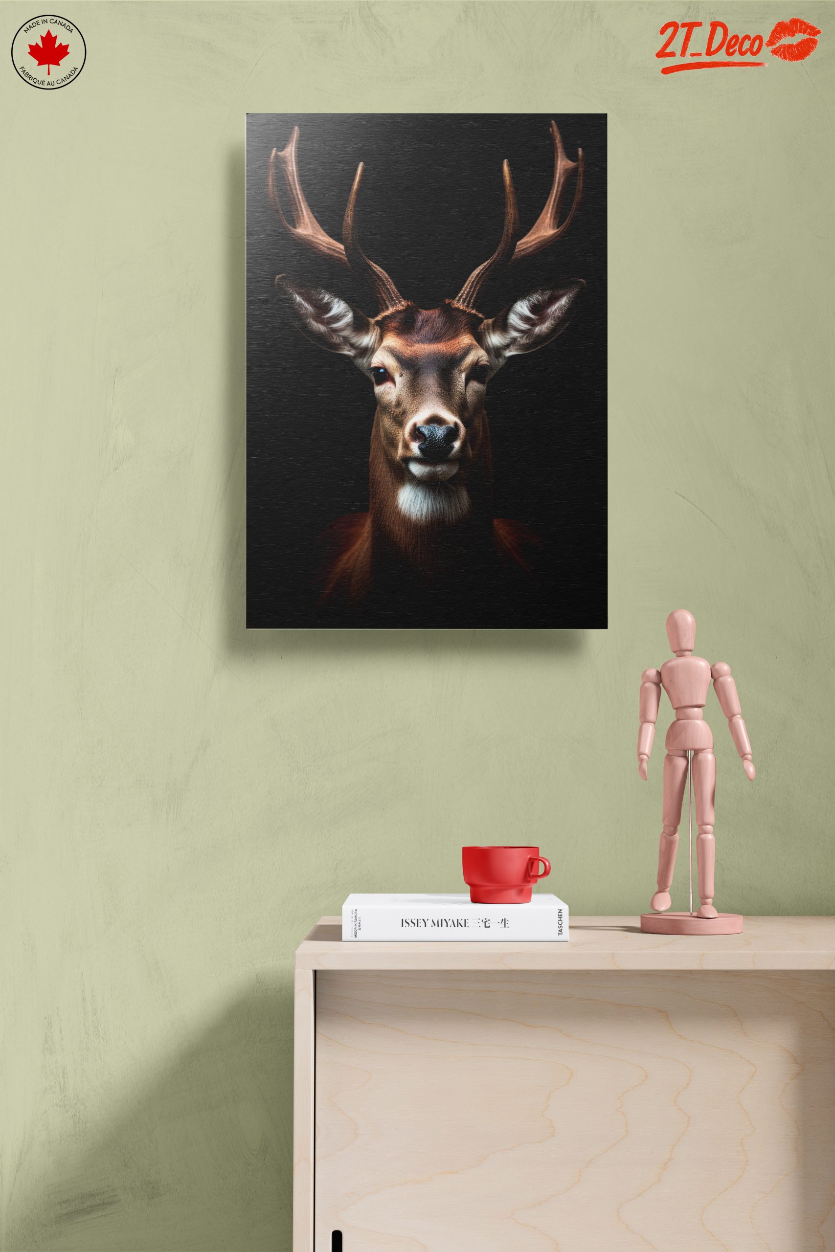 Majestic Deer Portrait for Home Decoration - Image 14