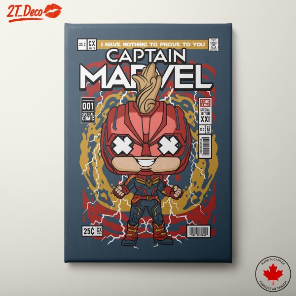 Funko Captain Marvel Illustration