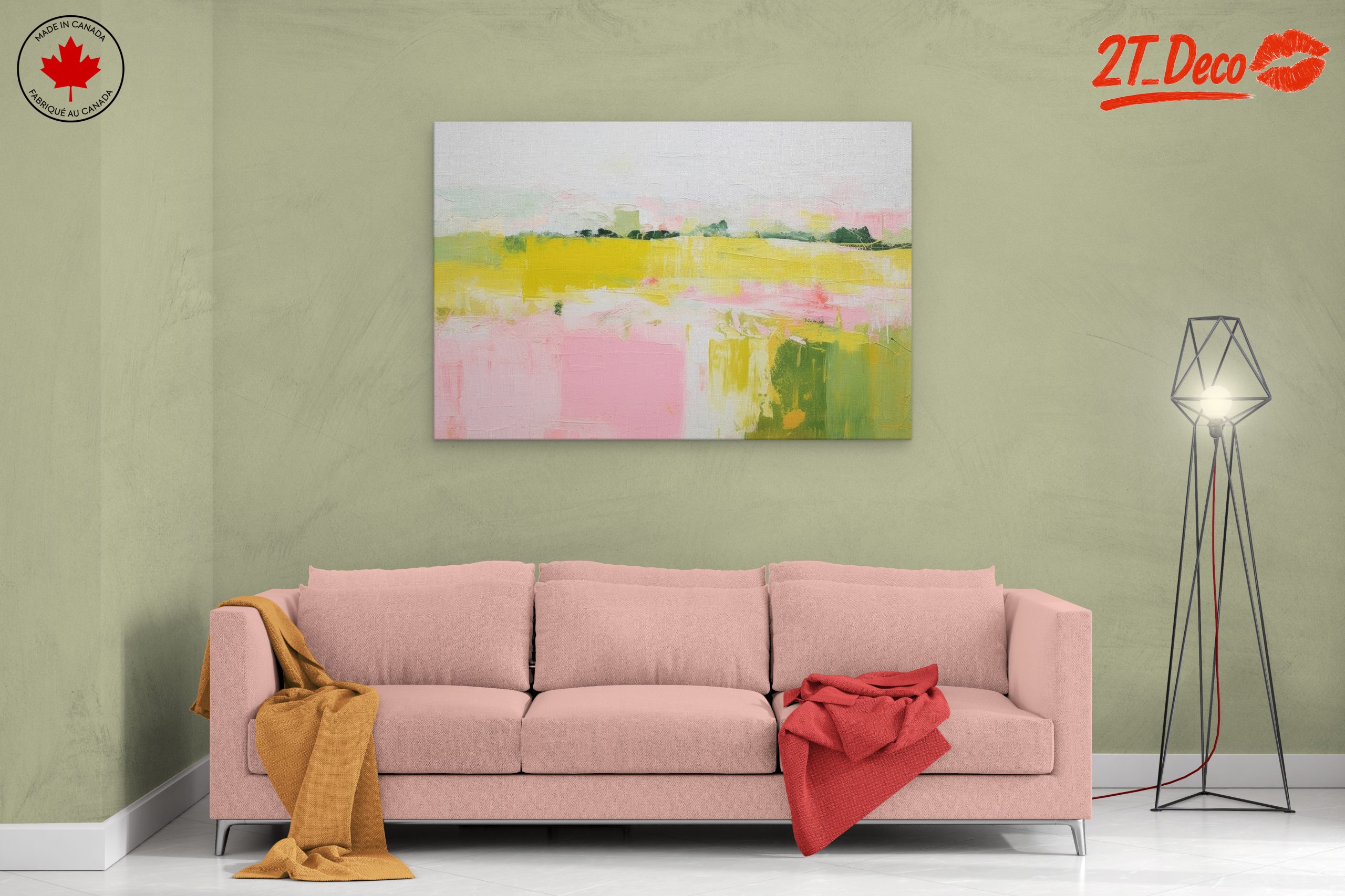 Vibrant Abstract Landscape Art 4 - Image 2