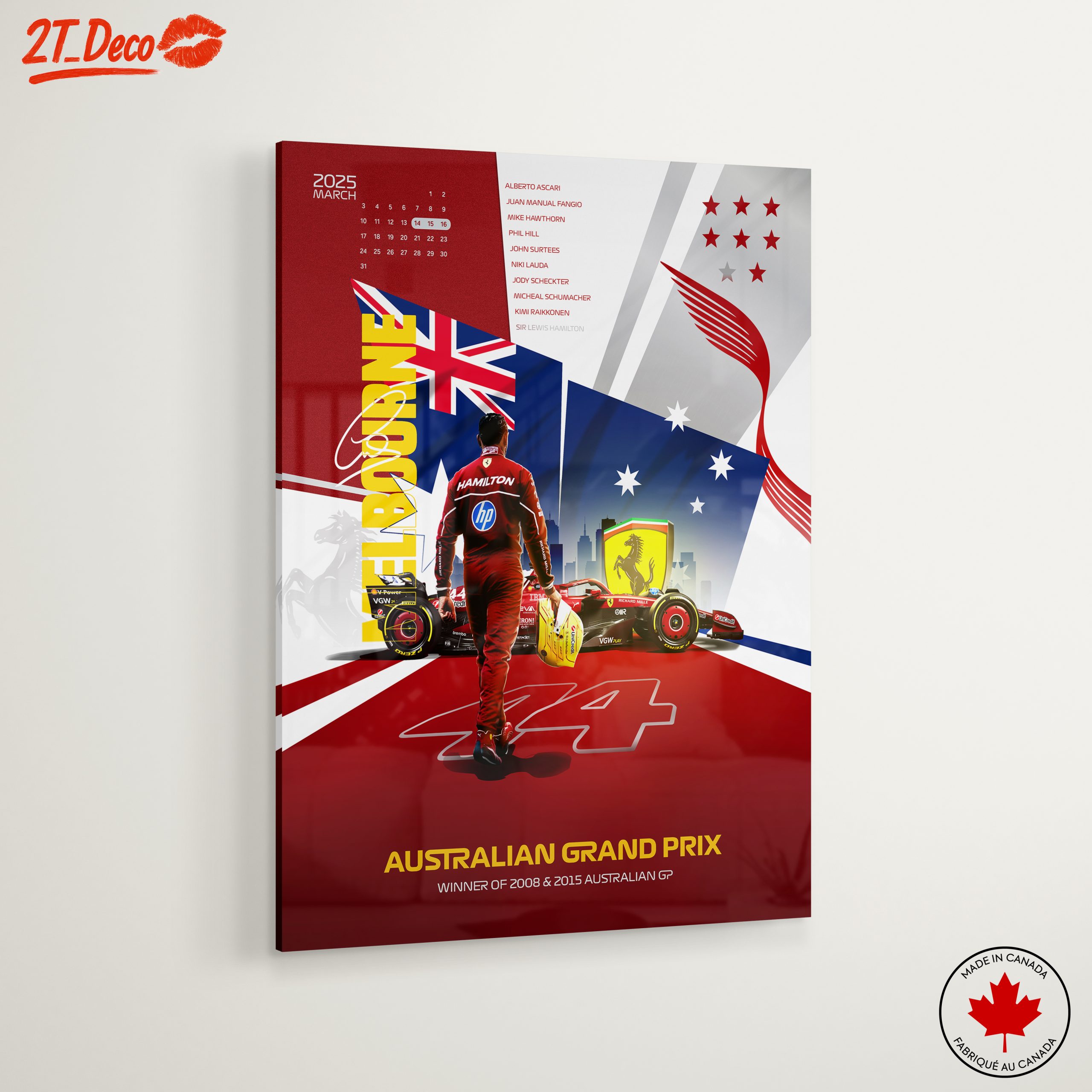 Australian Grand Prix Champion Poster - Image 6