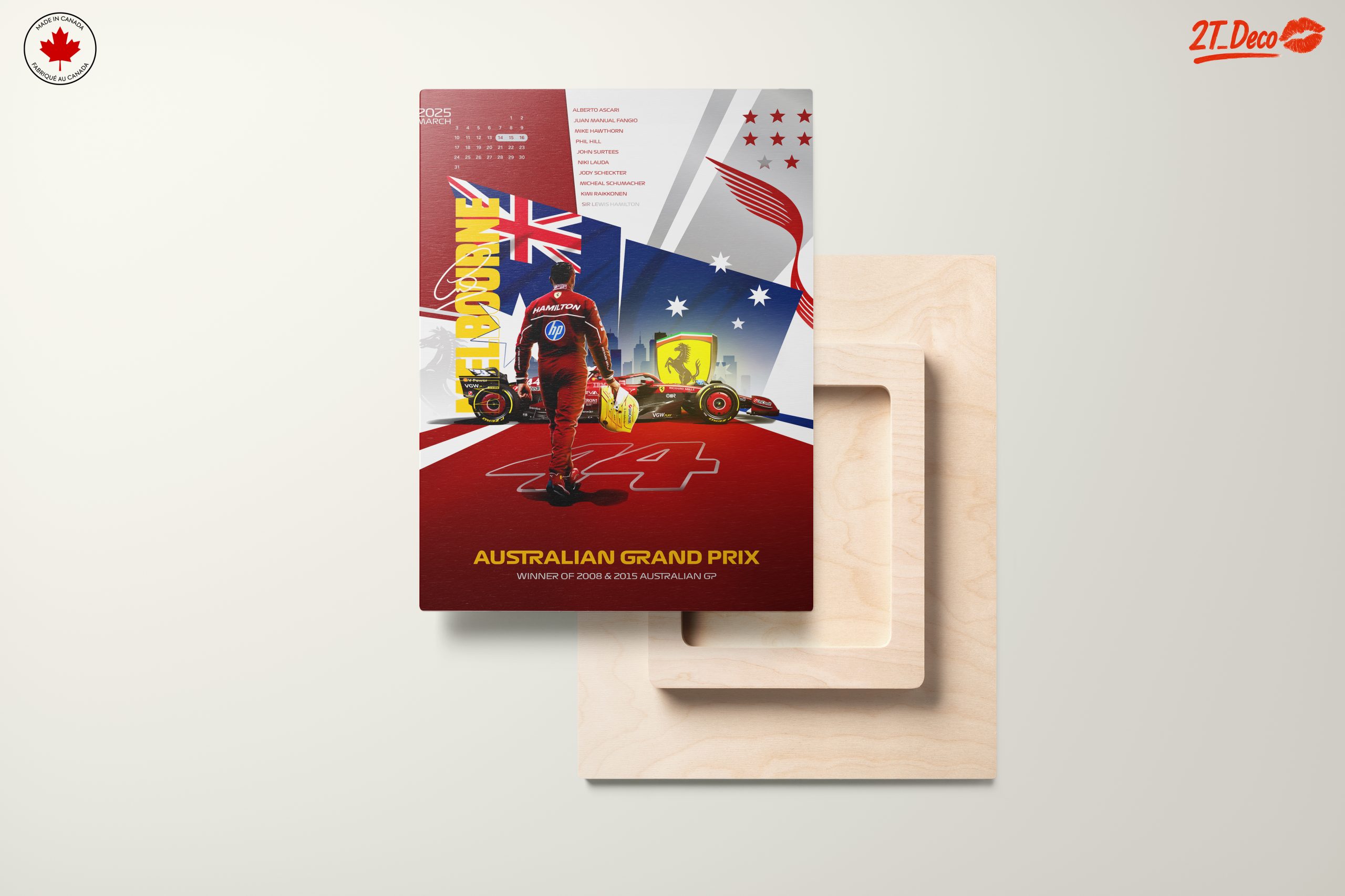 Australian Grand Prix Champion Poster - Image 11