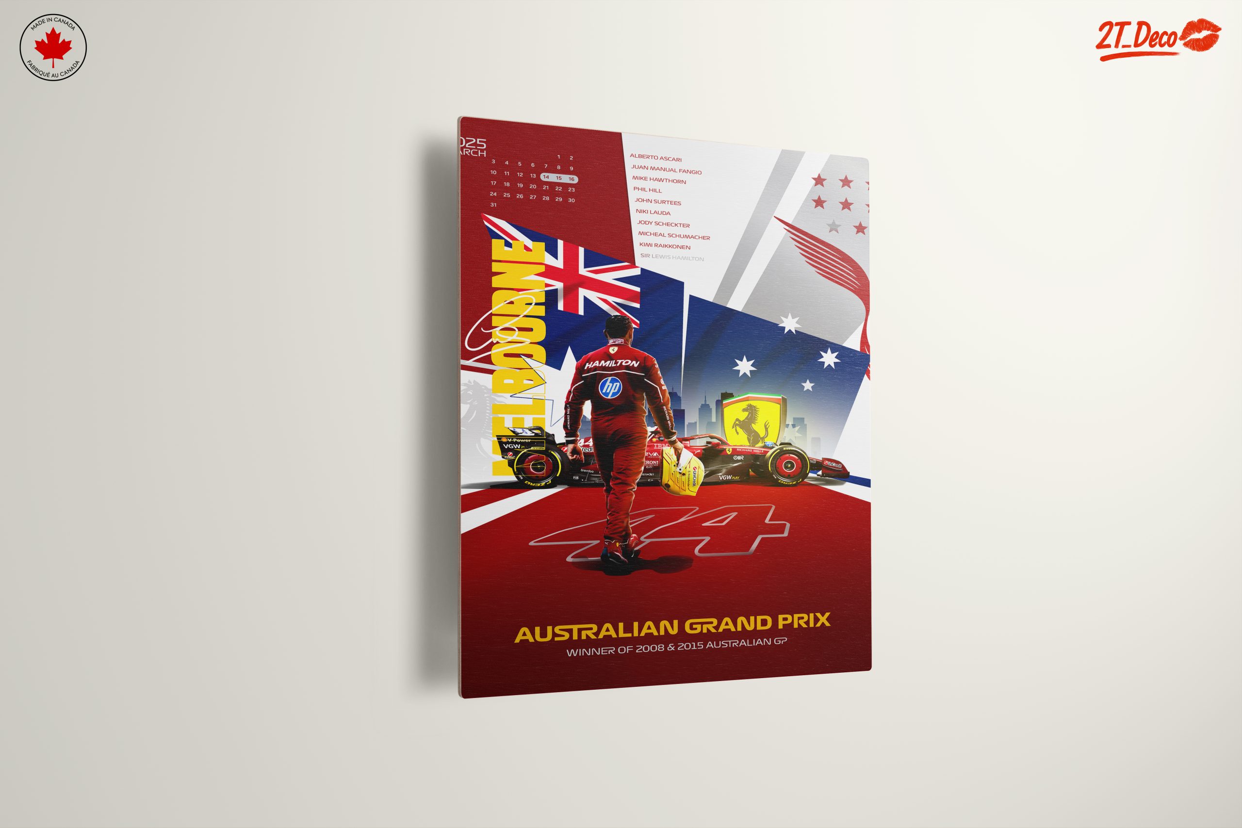 Australian Grand Prix Champion Poster - Image 13