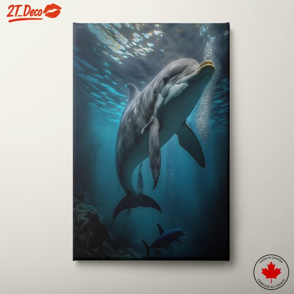 Stunning Underwater Dolphin