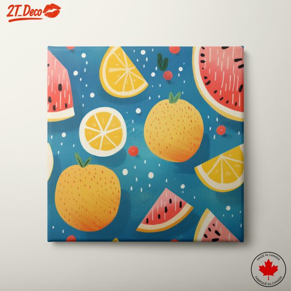 Colorful Abstract Food Art with Fruits 2